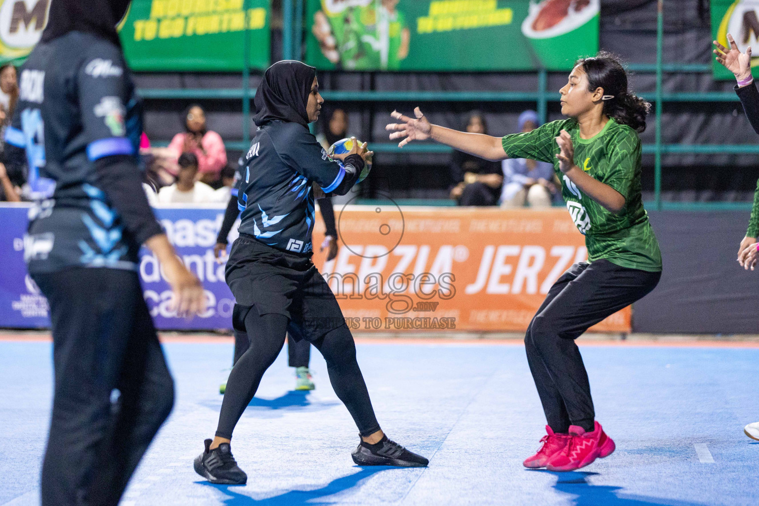 Day 20 of 10th National Handball Tournament 2023, held in Handball ground, Male', Maldives on Wednesday, 20th December 2023 Photos: Nausham Waheed/ Images.mv