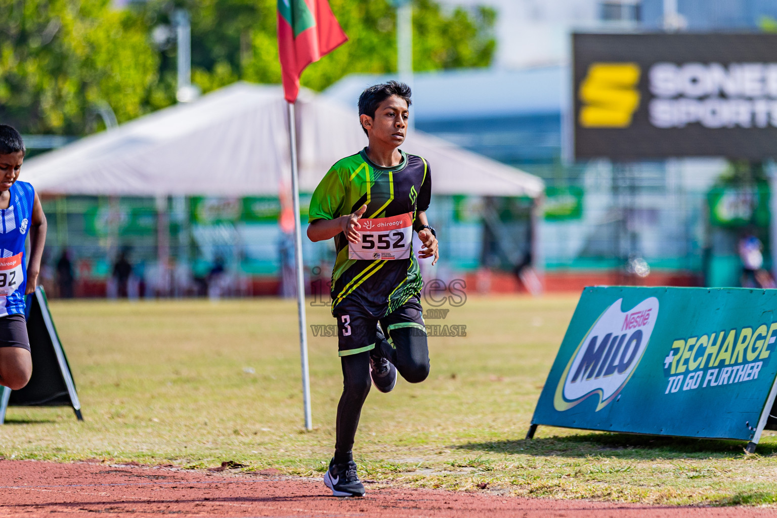 Day 3 of Inter-school Athletics Championship 2025 held in Ekuveni Synthetic Track, Male', Maldives on Wednesday, 08th October 2025. Photos by: Areef Adam / Images.mv