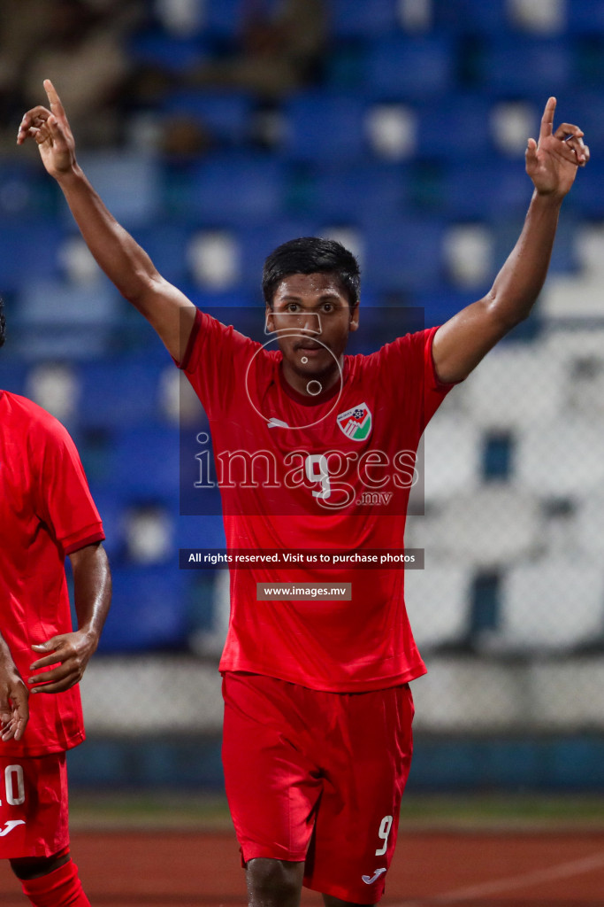 Maldives vs Bhutan in SAFF Championship 2023 held in Sree Kanteerava Stadium, Bengaluru, India, on Wednesday, 22nd June 2023. Photos: Nausham Waheed / images.mv