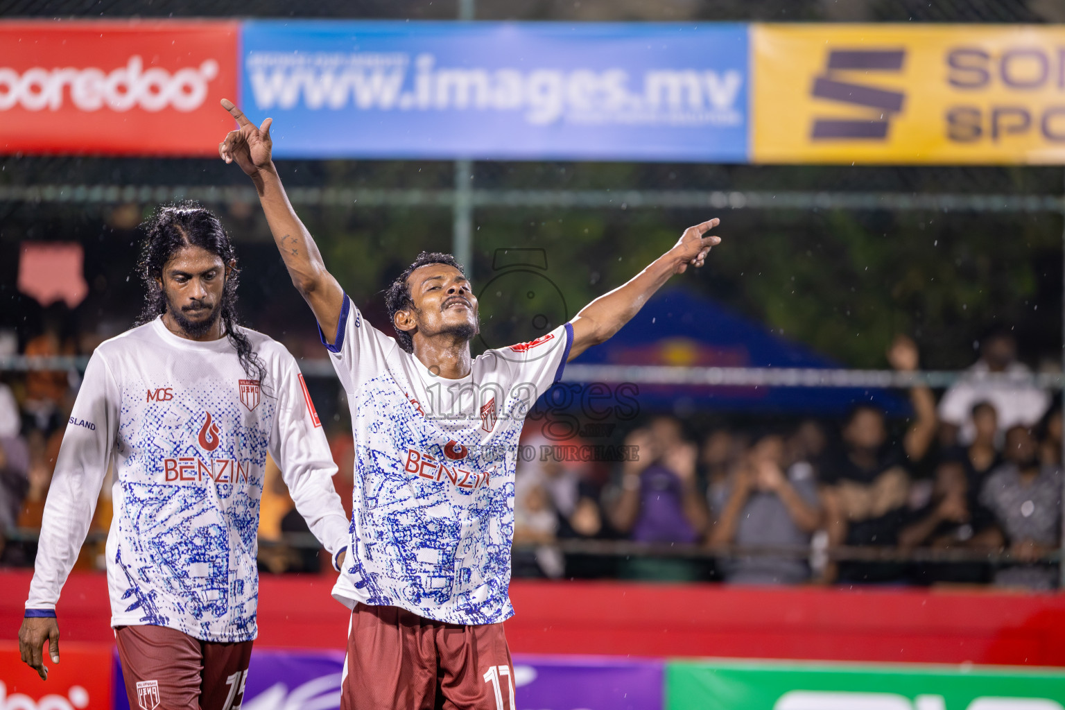 Th Dhiyamigili vs Th Vilufushi  in Day 6 of Golden Futsal Challenge 2025 on Friday, 6th January 2025, in Hulhumale', Maldives
Photos: Ismail Thoriq / images.mv