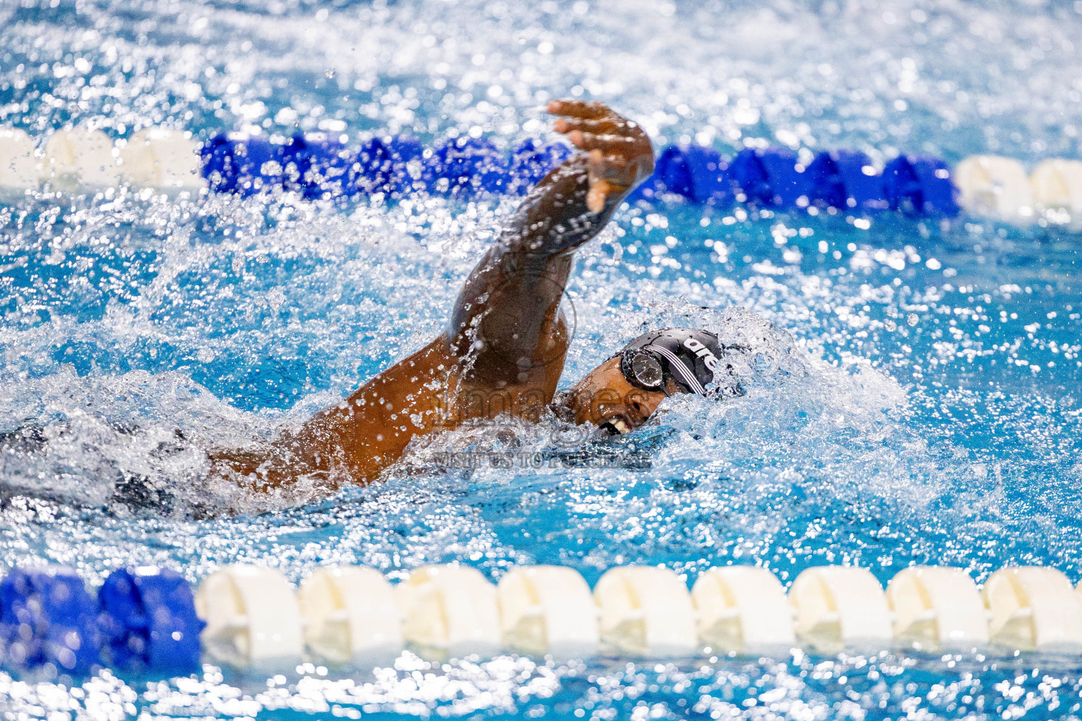 Day 4 of National Swimming Championship 2024 held in Hulhumale', Maldives on Monday, 16th December 2024. Photos: Hassan Simah / images.mv