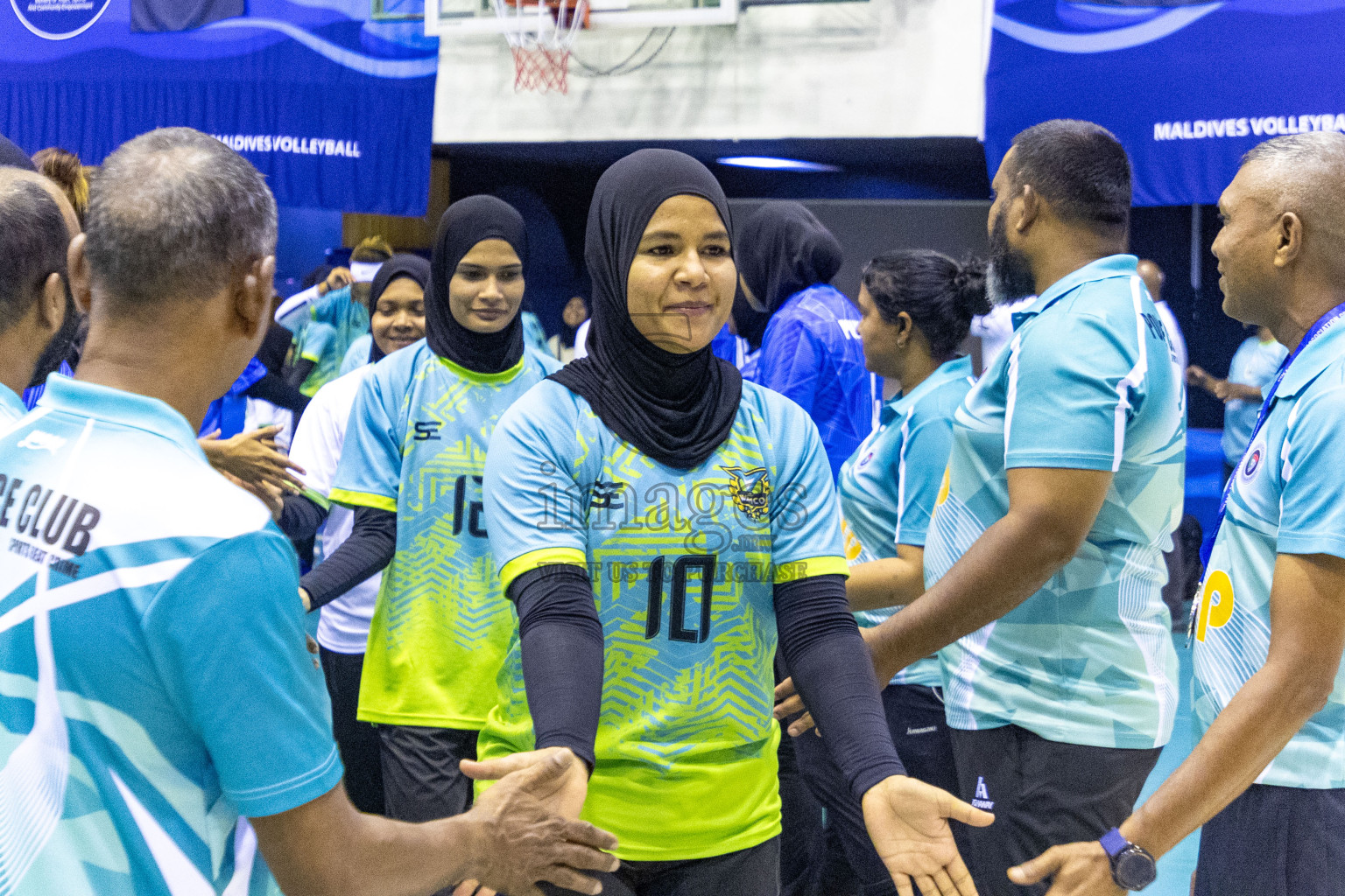 Final of Women's Division of Volleyball Association Cup 2023 held in Male', Maldives on Tuesday, 9th January 2024 at Social Center Indoor Hall Photos By: Nausham Waheed /images.mv