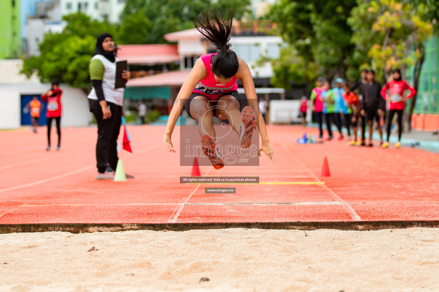 Day 2 of National Athletics Championship 2023 was held in Ekuveni Track at Male', Maldives on Friday, 24th November 2023. Photos: Hassan Simah / images.mv