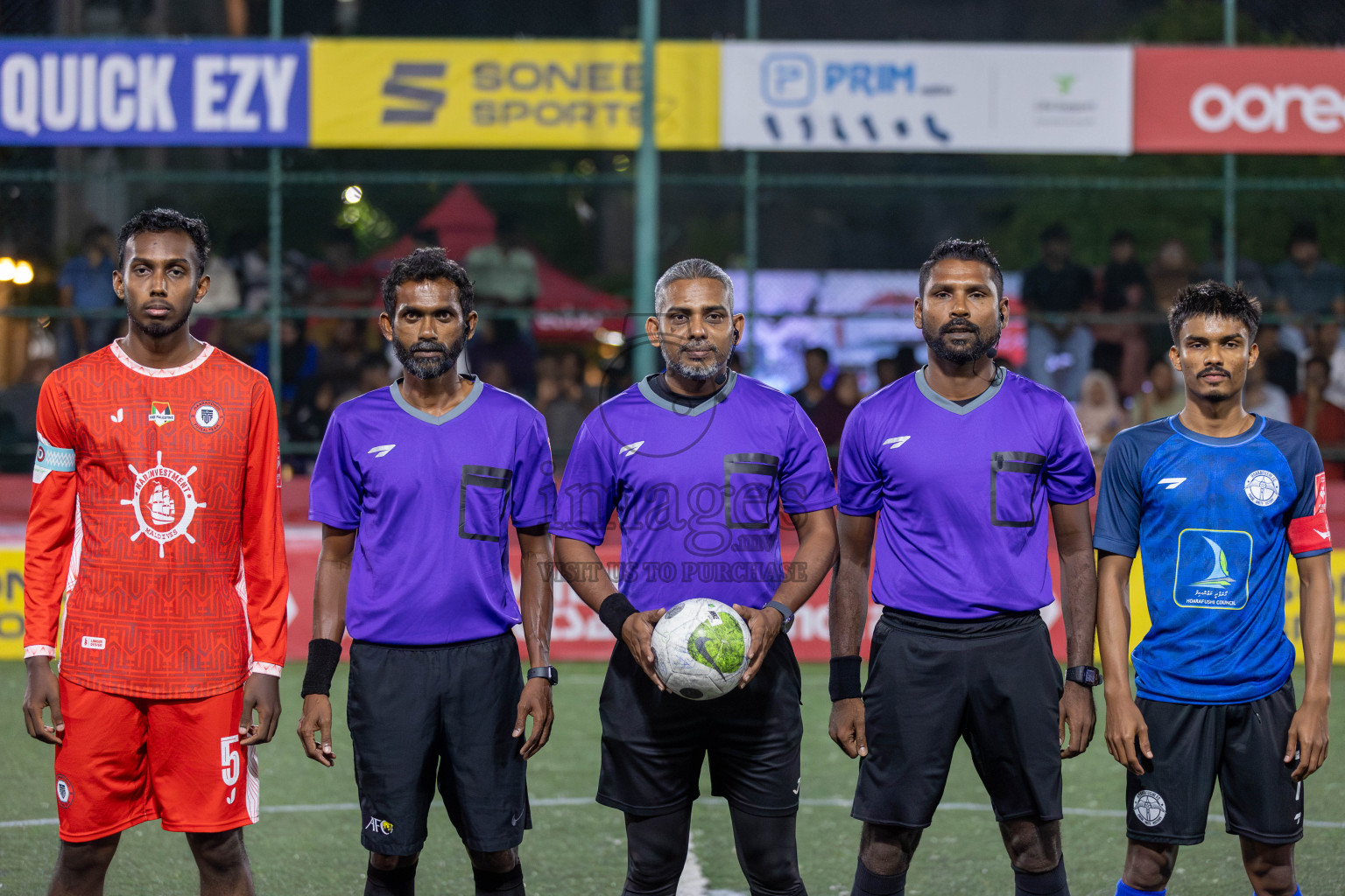 Ha. Maarandhoo vs Ha. Hoarafushi in Day 13 of Golden Futsal Challenge 2024 was held on Saturday, 27th January 2024, in Hulhumale', Maldives Photos: Mohamed Mahfooz Moosa / images.mv