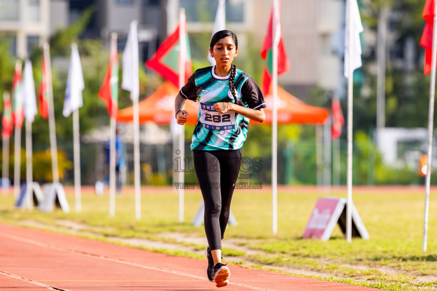 Day 6 of MWSC Interschool Athletics Championships 2024 held in Hulhumale Running Track, Hulhumale, Maldives on Thursday, 14th November 2024. Photos by: Nausham Waheed / Images.mv