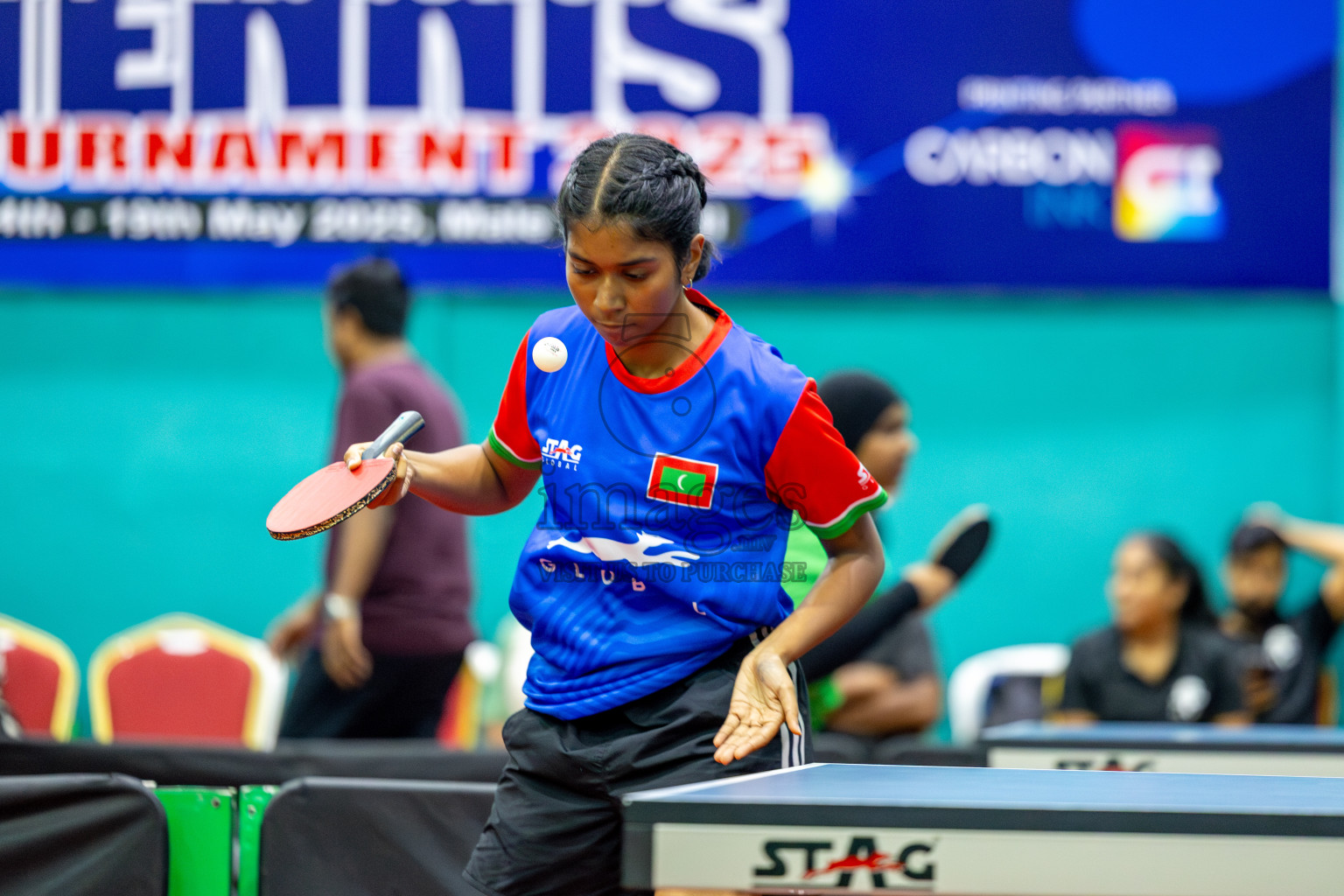 Day 2 of Interschool Table Tennis Tournament 2025 held at Male' TT Hall, Male', Maldives on Thursday, 15th May 2025. Photos By: Ismail Thoriq / images.mv