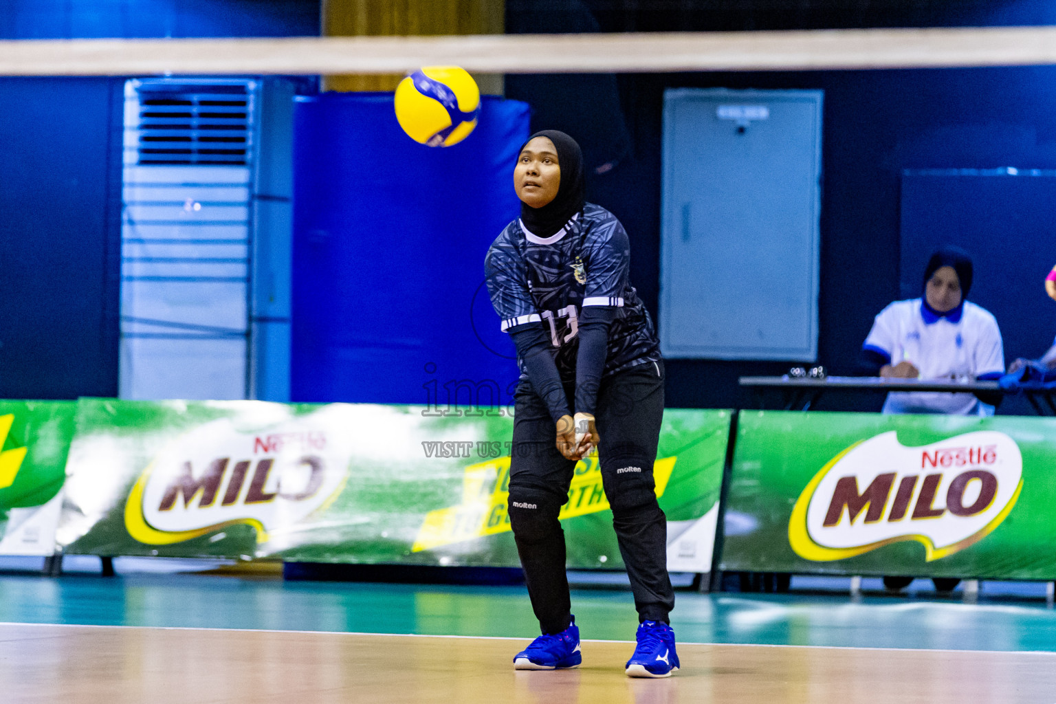 Day 2 of Women's Division of Milo VAM Cup 2024 held in Male', Maldives on Wednesday, 9th July 2024 at Social Center Indoor Hall Photos By: Nausham Waheed / images.mv