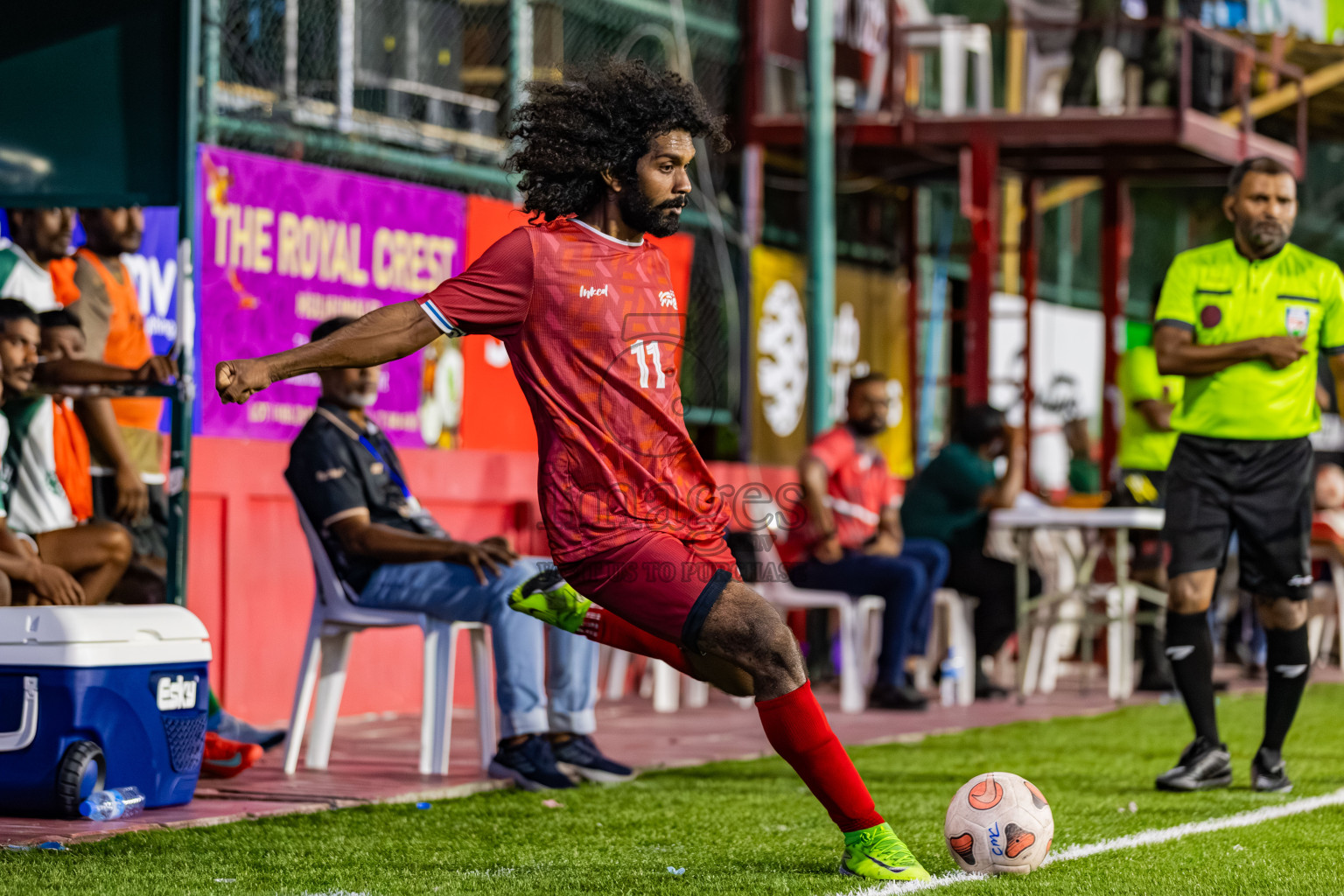 Team HPSN vs Club Binara in Club Maldives Cup Classic 2025 held in Rehendi Futsal Ground, Hulhumale', Maldives on Monday, 15th September 2025. Photos: Areef / images.mv