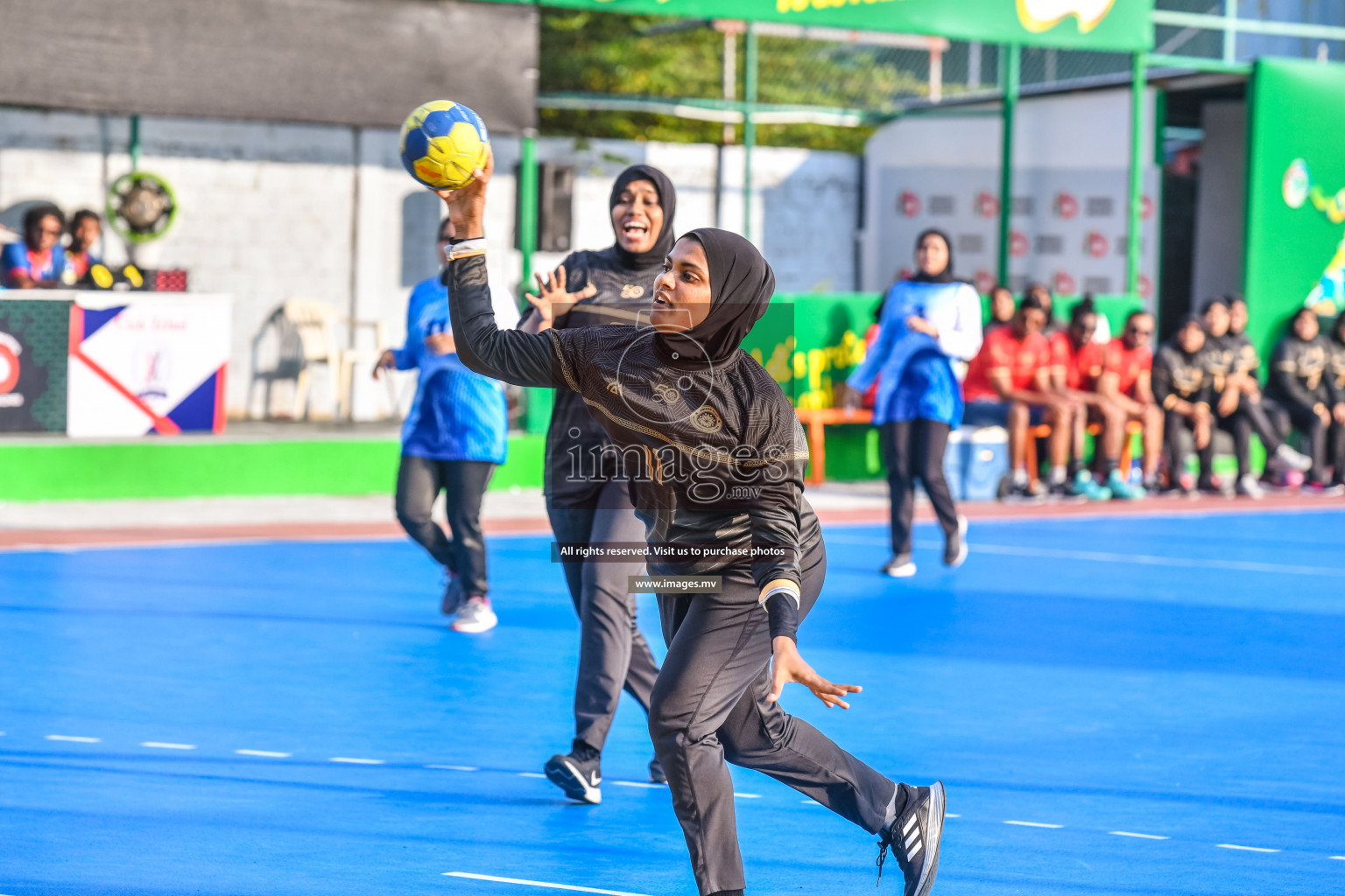 Day 9 of Milo 6th Inter Office Handball Tournament 2022 - Photos by Nausham Waheed