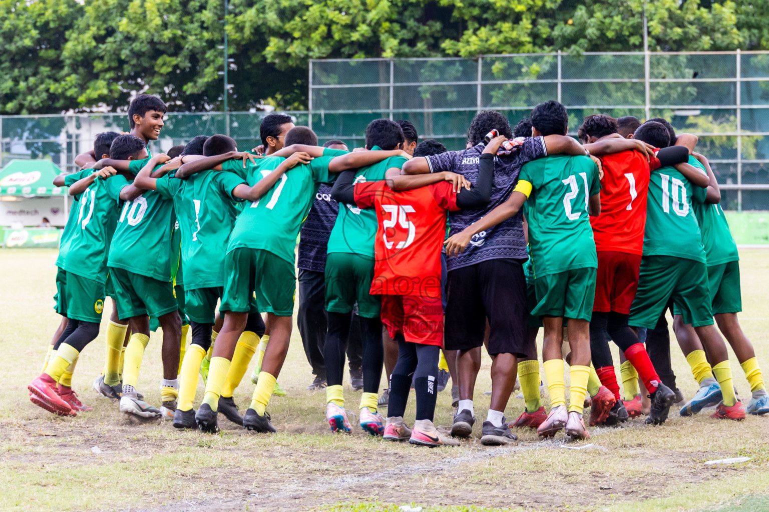 Day 5 of MILO Academy Championship 2025 (U14) was held on Monday, 3rd November 2025 at Henveiru Football Grounds, Male', Maldives . Photos: Nausham Waheed / images.mv