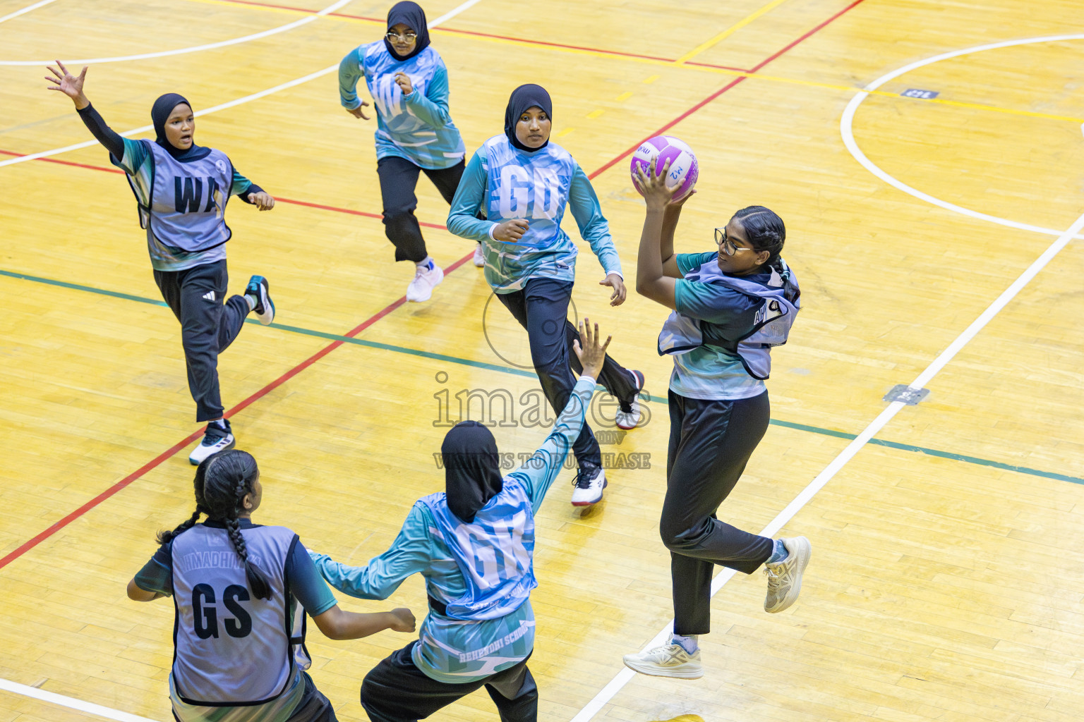 Day 14 of 26th Inter-School Netball Tournament 2025 was held in Social Center Indoor Hall on Tuesday, 4th November 2025. Photos: Areef Adam / images.mv