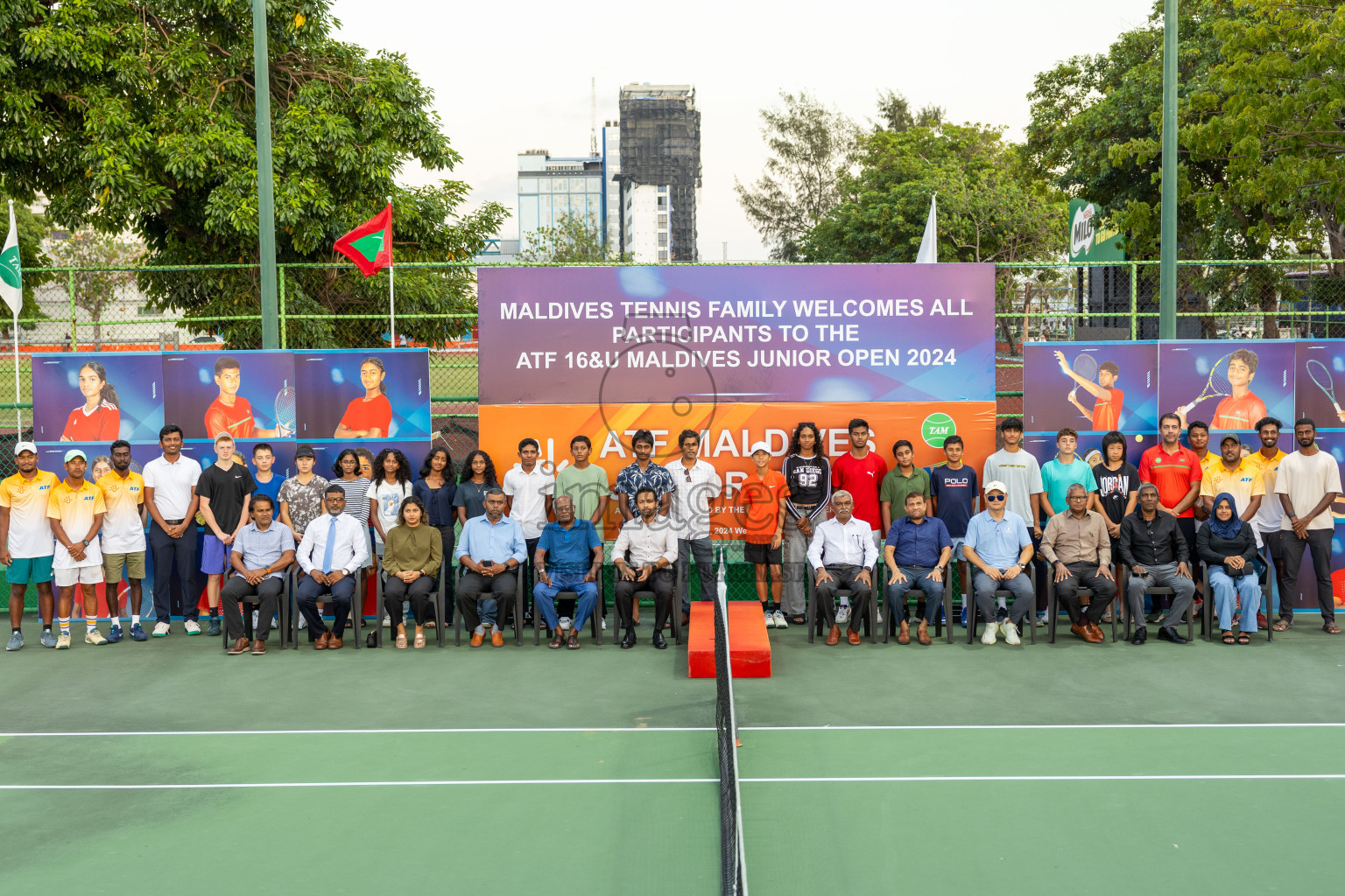 Day 1 of ATF Maldives Junior Open Tennis was held in Male' Tennis Court, Male', Maldives on Monday, 9th December 2024. Photos: Nausham Waheed, Ismail Thoriq / images.mv