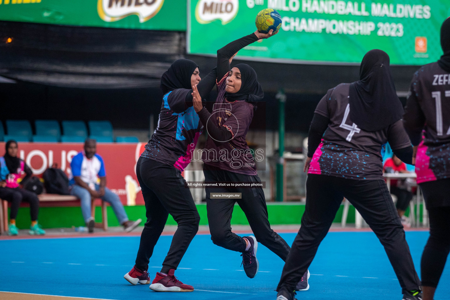 Day 15th of 6th MILO Handball Maldives Championship 2023, held in Handball ground, Male', Maldives on 6th June 2023 Photos: Nausham waheed  / Images.mv