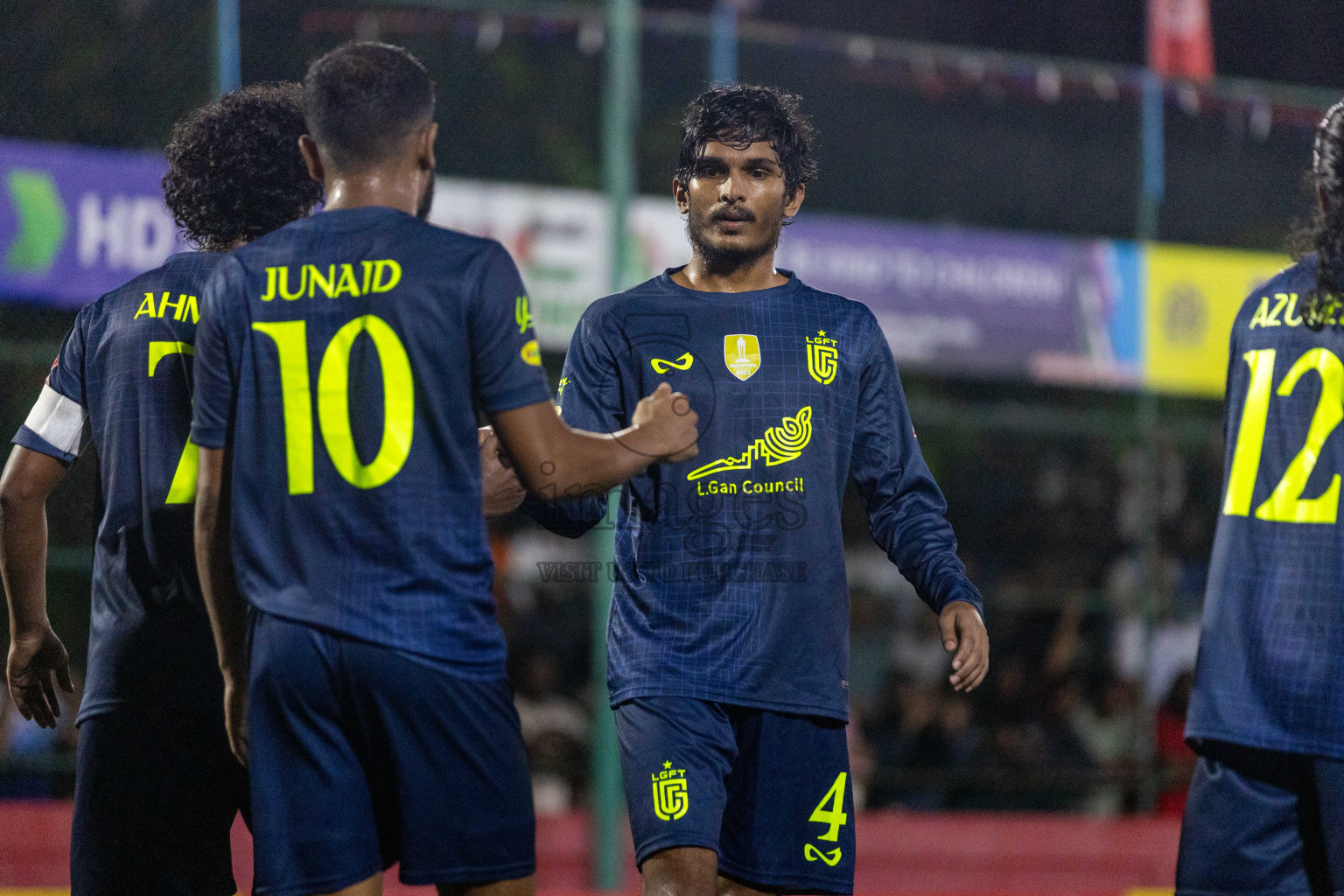 L  Dhanbidhoo vs L Gan in Day 20 of Golden Futsal Challenge 2024 was held on Saturday , 3rd February 2024 in Hulhumale', Maldives Photos: Nausham Waheed / images.mv