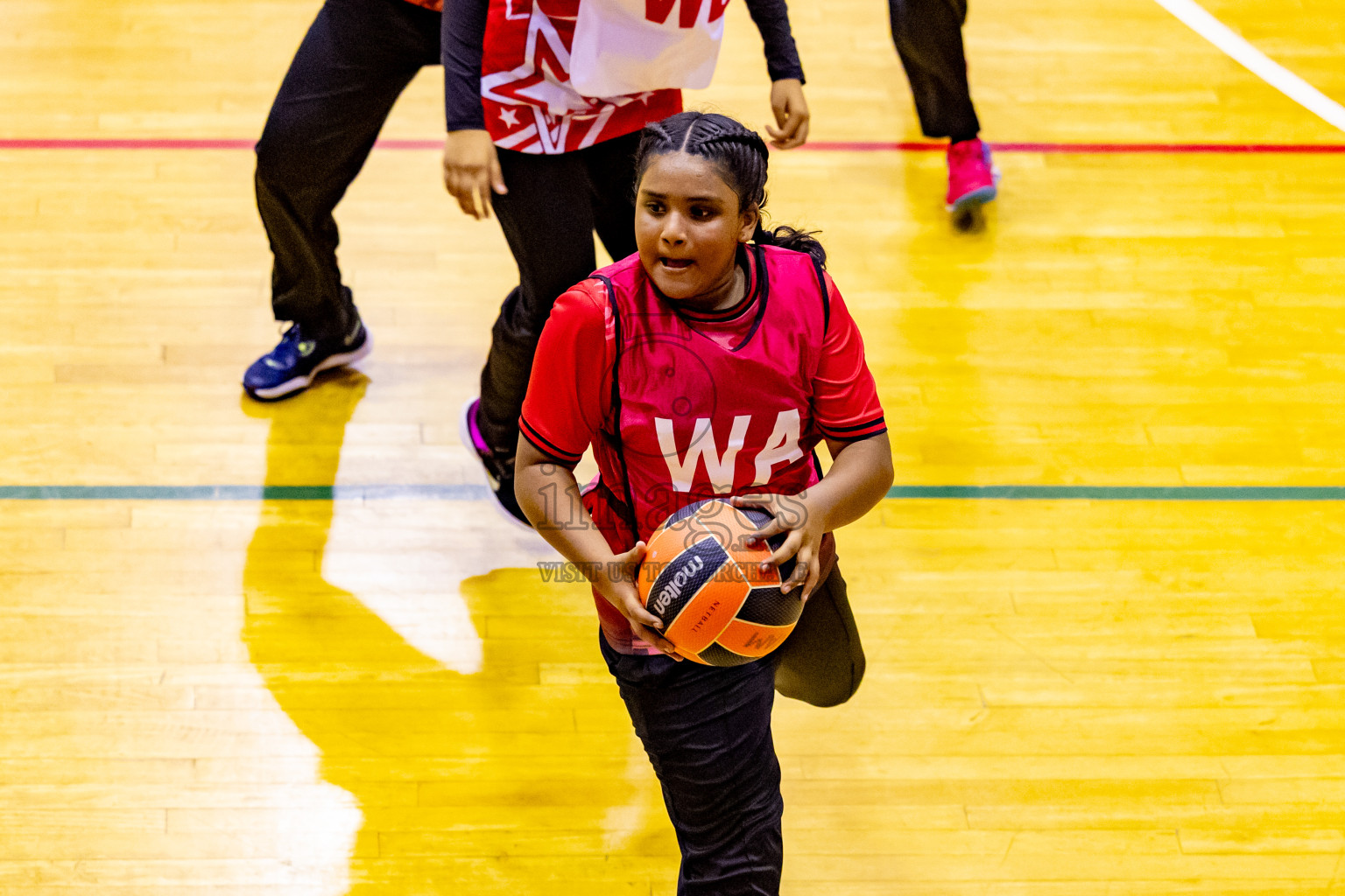 Day 13 of 25th Inter-School Netball Tournament was held in Social Center at Male', Maldives on Saturday, 24th August 2024. Photos: Hassan Simah / images.mv