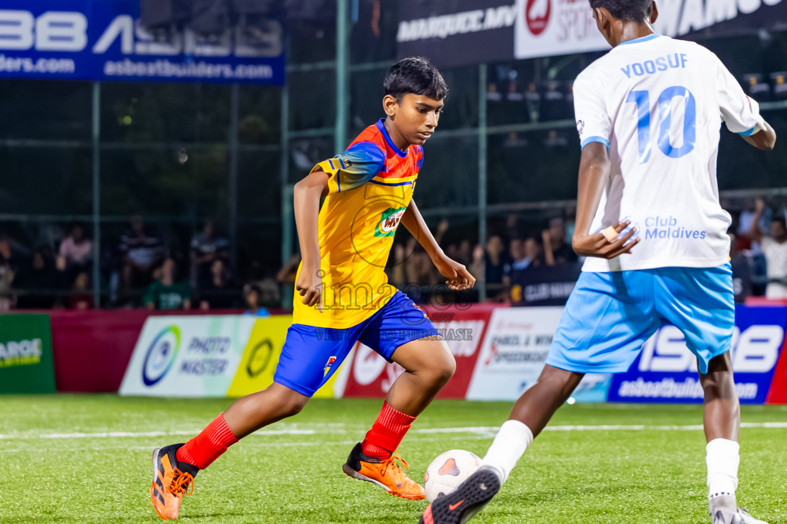 Arena vs Hawks in the Final of Milo Sector League 2025 was held in Rehendhi Futsal Ground, Hulhumale', Maldives on Tuesday, 18th November 2025. Photos: Nausham Waheed  / images.mv