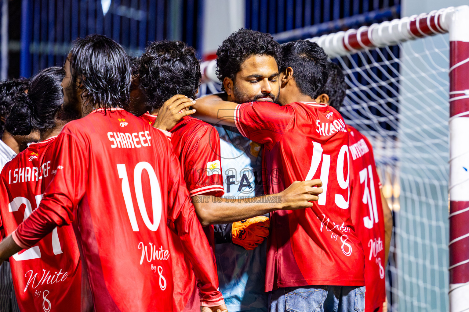 Eydhafushi vs Thulhaadhoo in Semi Finals of Better in Baa Futsal Fiesta 2025 Men's division held in B. Eydhafushi, Maldives on Saturday, 15th November 2025. Photos: Nausham Waheed / images.mv