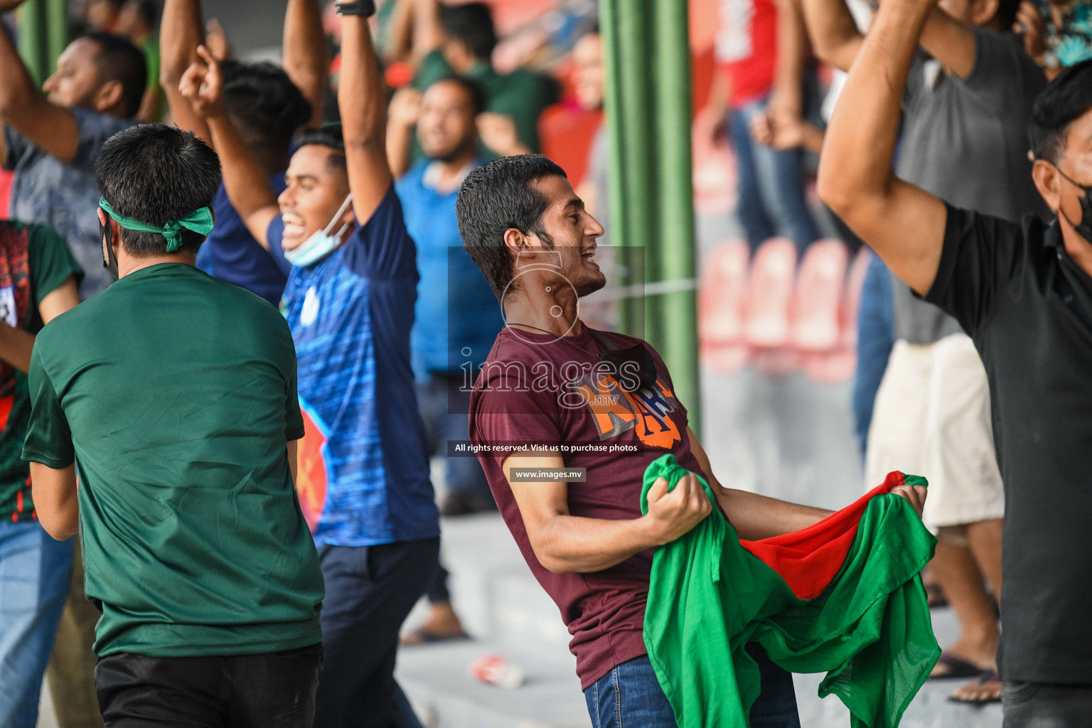 Bangladesh vs India in SAFF Championship 2021 held on 1st October 2021 in Galolhu National Stadium, Male', Maldives