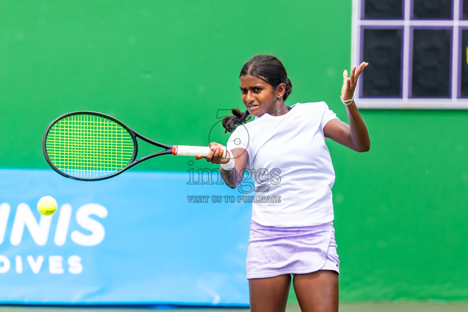 Day 7 of ATF Maldives Junior Open Tennis was held in Male' Tennis Court, Male', Maldives on Wednesday, 18th December 2024. Photos: Nausham Waheed/ images.mv