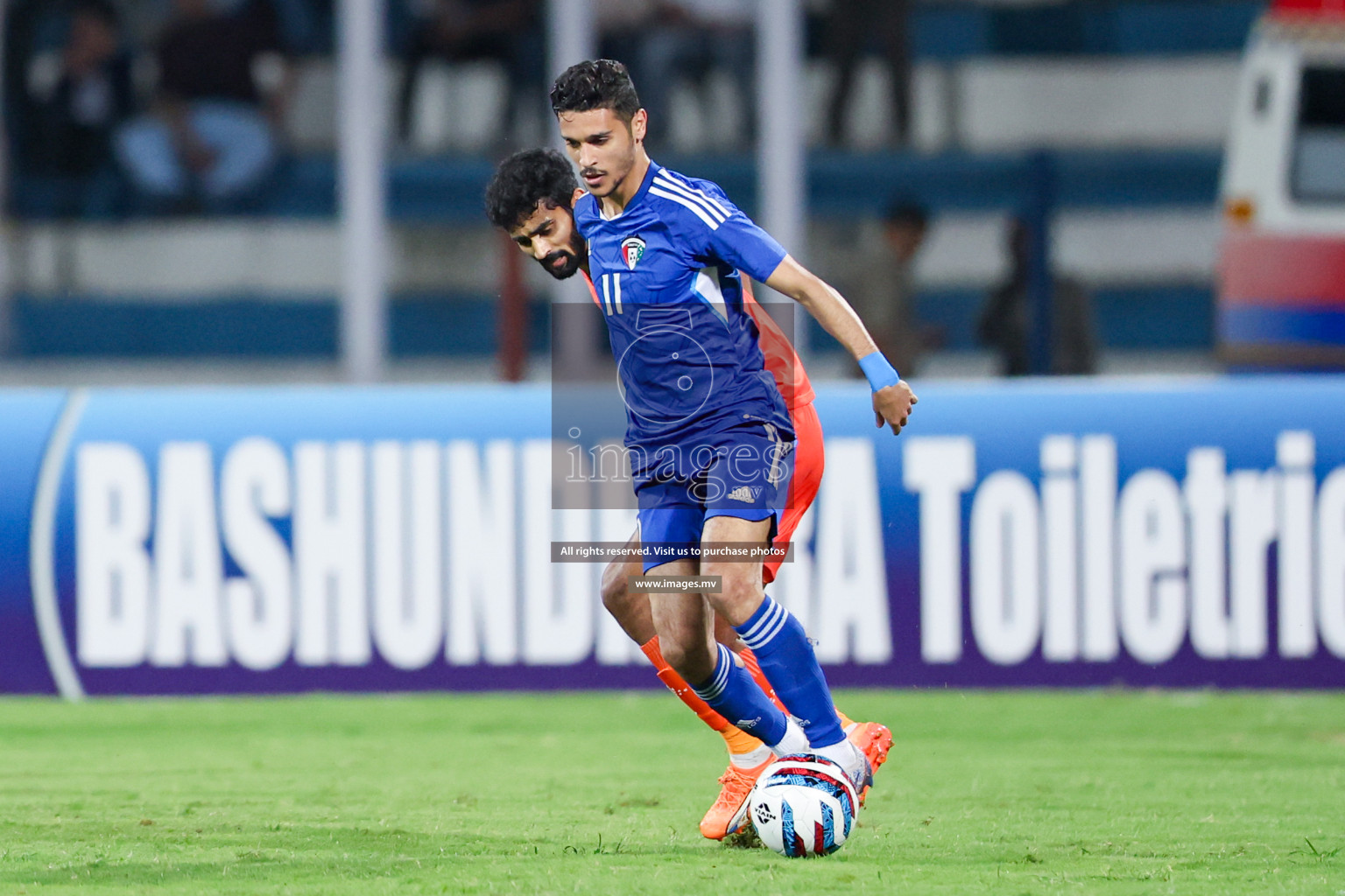 Kuwait vs India in the Final of SAFF Championship 2023 held in Sree Kanteerava Stadium, Bengaluru, India, on Tuesday, 4th July 2023. Photos: Nausham Waheed / images.mv