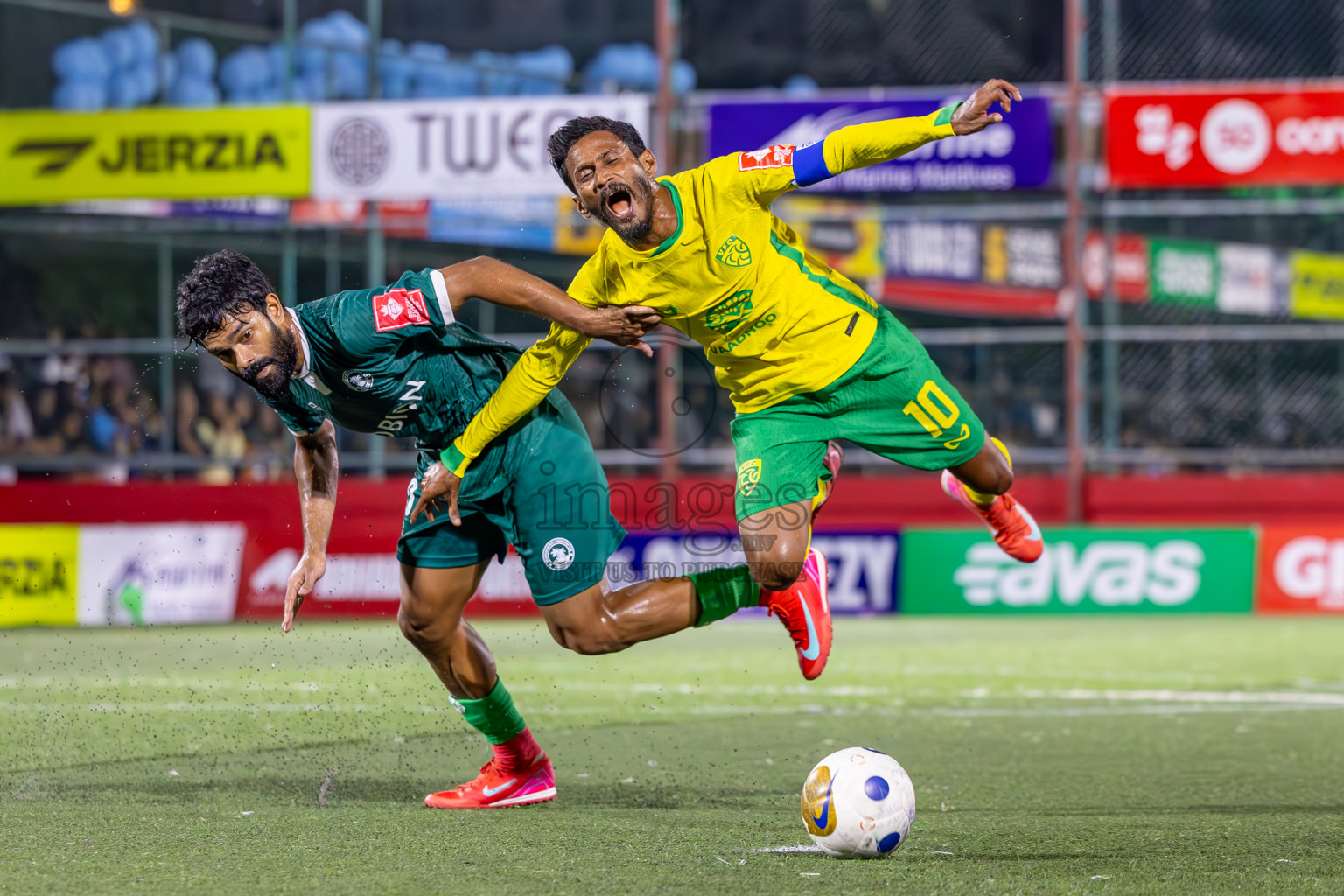 Dhandimagu vs GDh Vaadhoo in Zone Round on Day 28 of Golden Futsal Challenge 2025 was held on Saturday , 1st February 2025, in Hulhumale', Maldives. Photos: Ismail Thoriq / images.mv