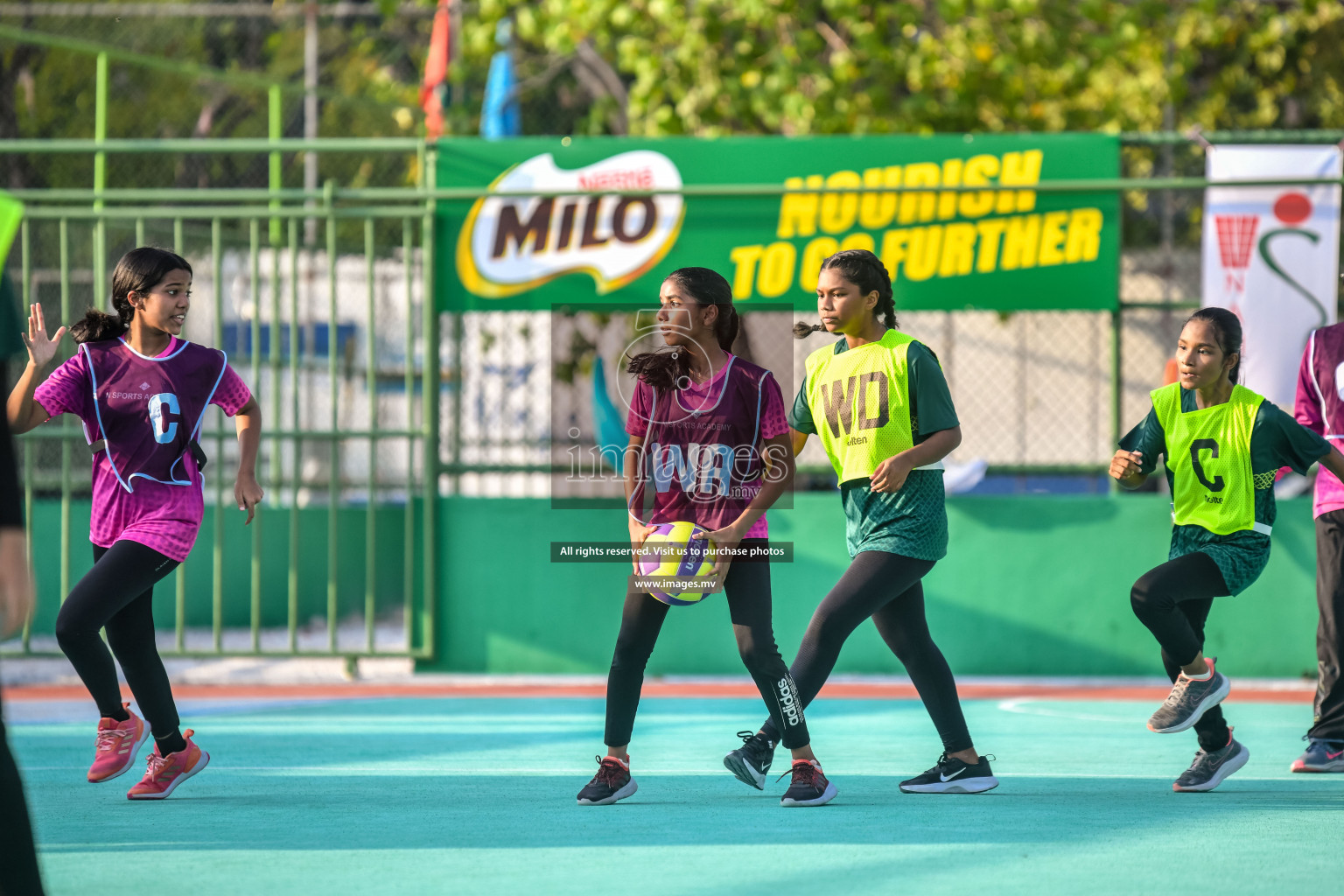 Day2  of Junior Netball Championship 2022 on 5 March 2022 held in Male', Maldives. Photos by Nausham Waheed.