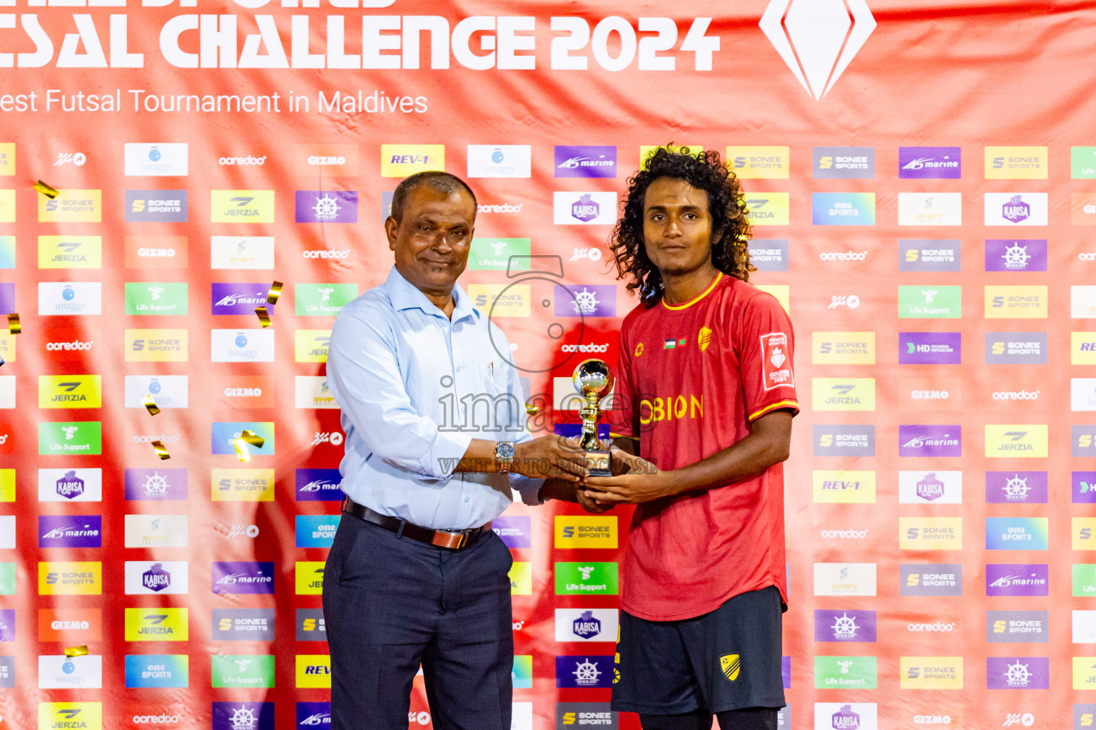 Dh Kudahuvadhoo vs Dh Maaenboodhoo in Day 24 of Golden Futsal Challenge 2024 was held on Wednesday  , 7th February 2024 in Hulhumale', Maldives Photos: Nausham Waheed / images.mv