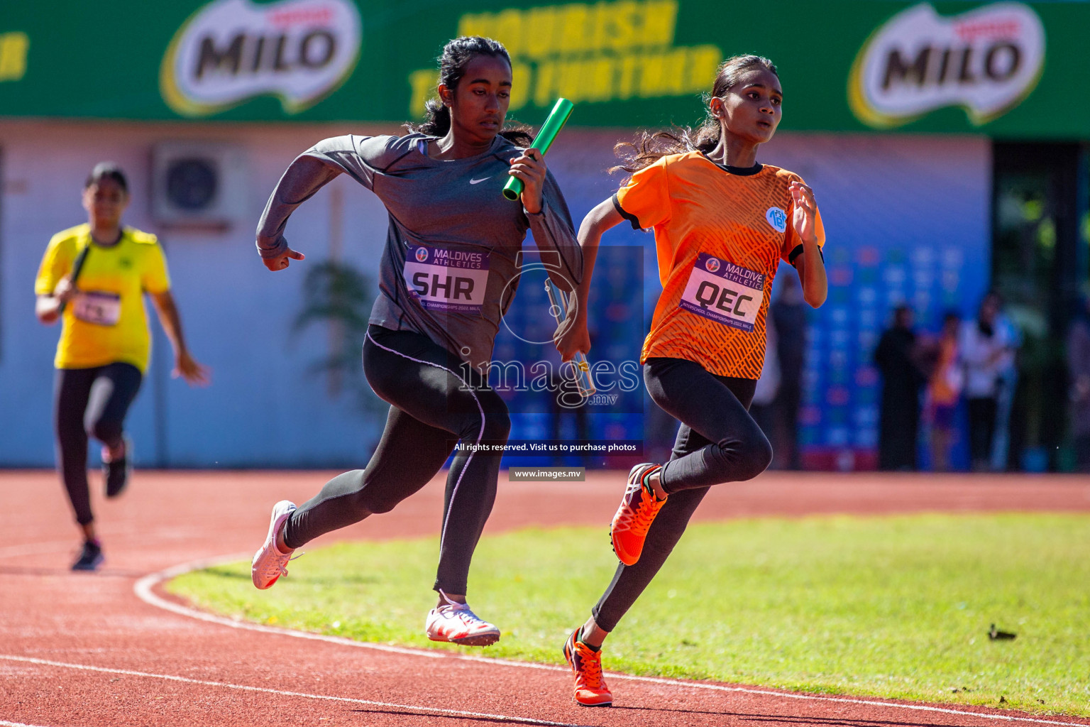 Day 5 of Inter-School Athletics Championship held in Male', Maldives on 27th May 2022. Photos by: Maanish / images.mv