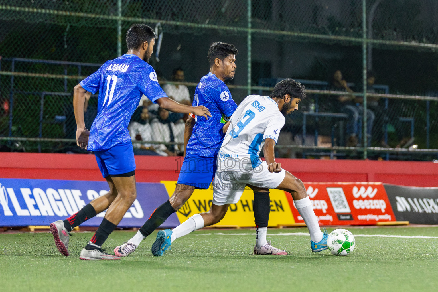 BCC vs Police Club in Day 9 of Office League 2025 was held on Thursday, 24th April 2025 in Hulhumale', Maldives. Photos: Mohamed Mahfooz Moosa / images.mv