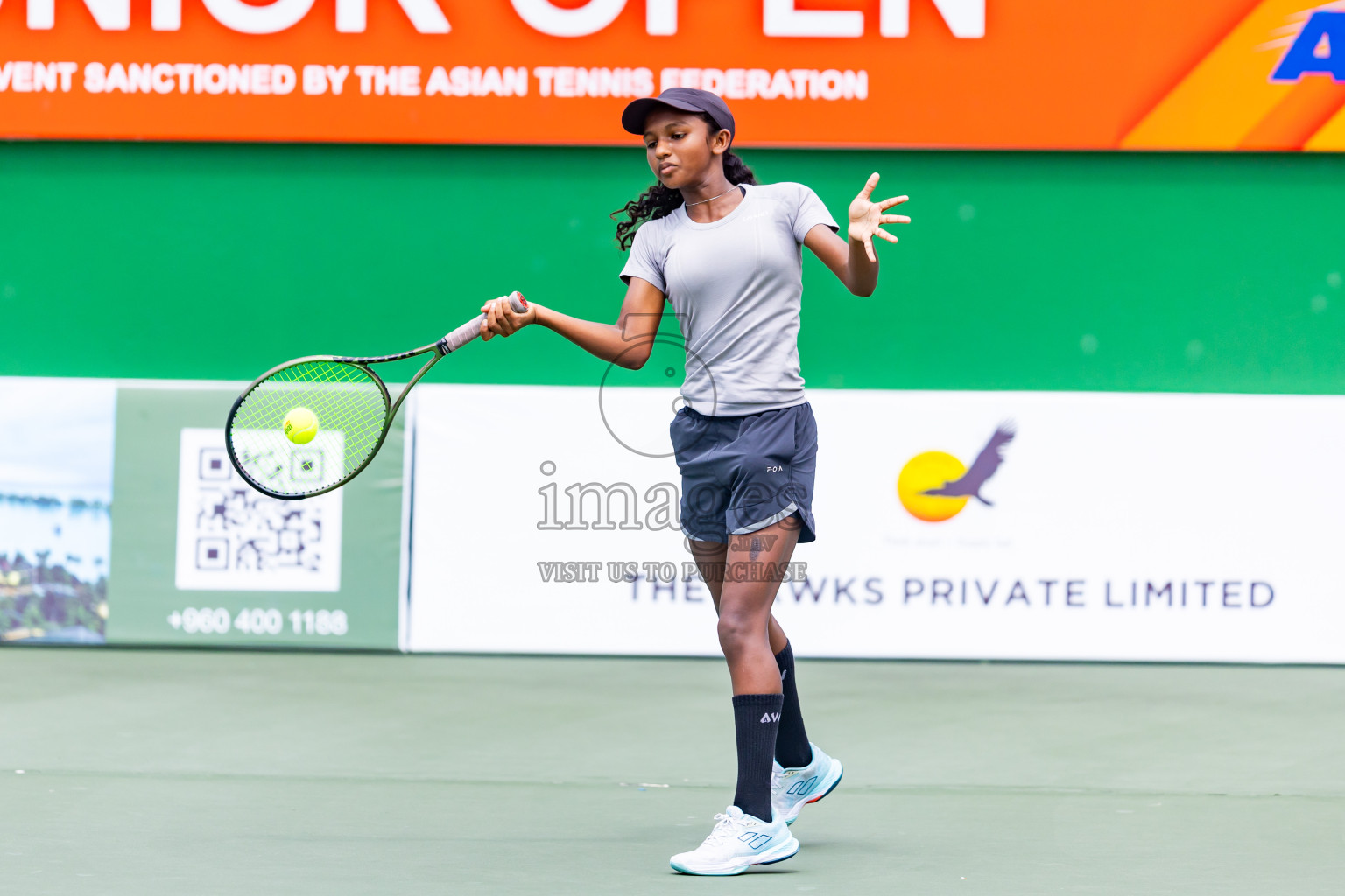 Day 5 of ATF Maldives Junior Open Tennis was held in Male' Tennis Court, Male', Maldives on Monday, 16th December 2024. Photos: Nausham Waheed/ images.mv