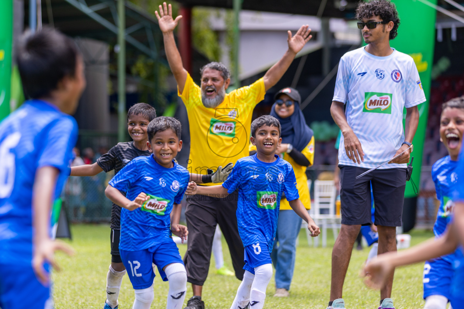 Day 2 of MILO Kids Football Fiesta was held at National Stadium in Male', Maldives on Saturday, 24th February 2024.