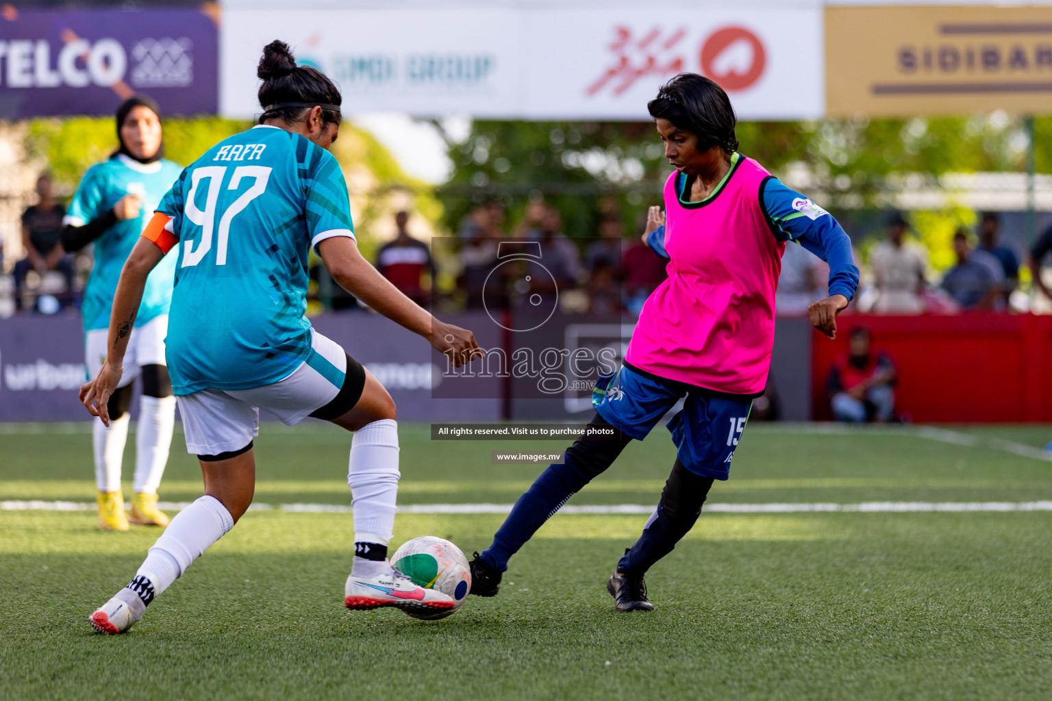 WAMCO vs MACL in 18/30 Futsal Fiesta Classic 2023 held in Hulhumale, Maldives, on Tuesday, 18th July 2023 Photos: Hassan Simah / images.mv