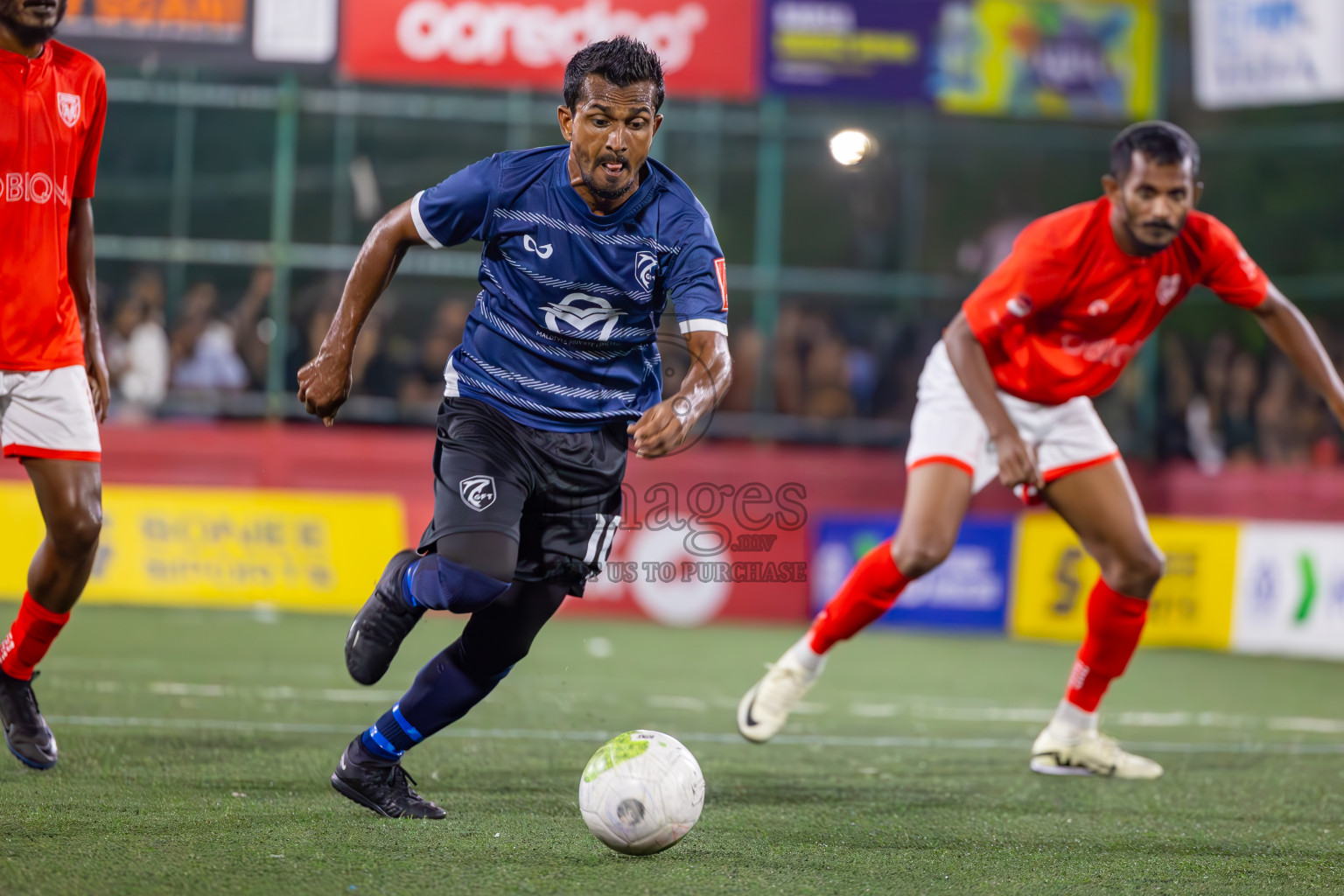 K Gaafaru vs B Eydhafushi in Semi Finals of Golden Futsal Challenge 2024 which was held on Friday, 1st March 2024, in Hulhumale', Maldives.
Photos: Ismail Thoriq / images.mv