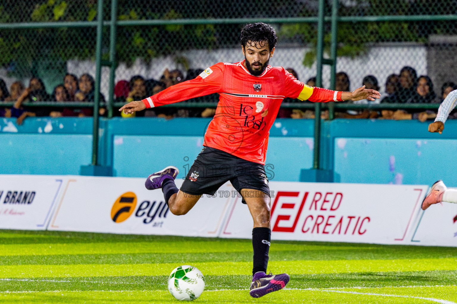 Ifhaams vs J Kovi Goani in Day 1 of Laamehi Dhiggaru Ekuveri Futsal Challenge 2025 was held on Thursday, 24th July 2025, at Dhiggaru Futsal Ground, Dhiggaru, Maldives Photos: Nausham Waheed / images.mv