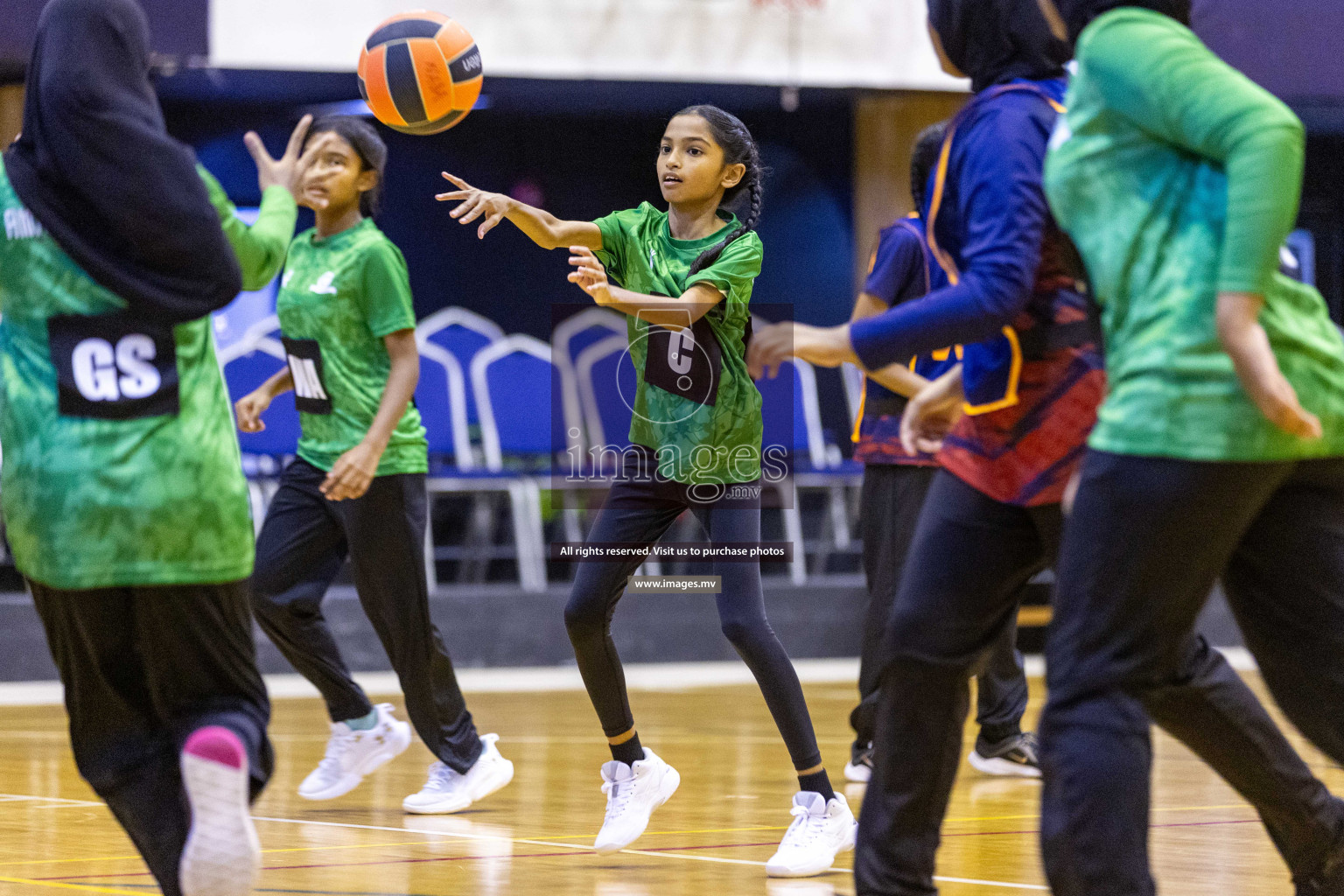 Day4 of 24th Interschool Netball Tournament 2023 was held in Social Center, Male', Maldives on 30th October 2023. Photos: Nausham Waheed / images.mv