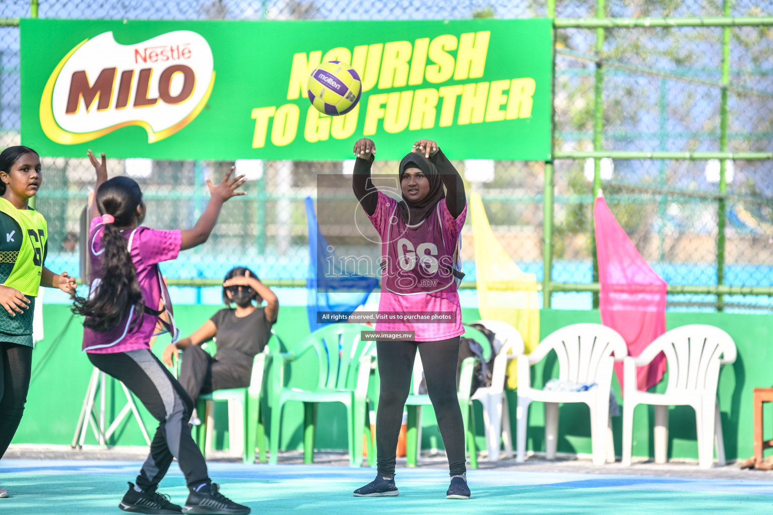 Day 7 of Junior Netball Championship 2022 on 11th March 2022 held in Male', Maldives. Photos by Nausham Waheed