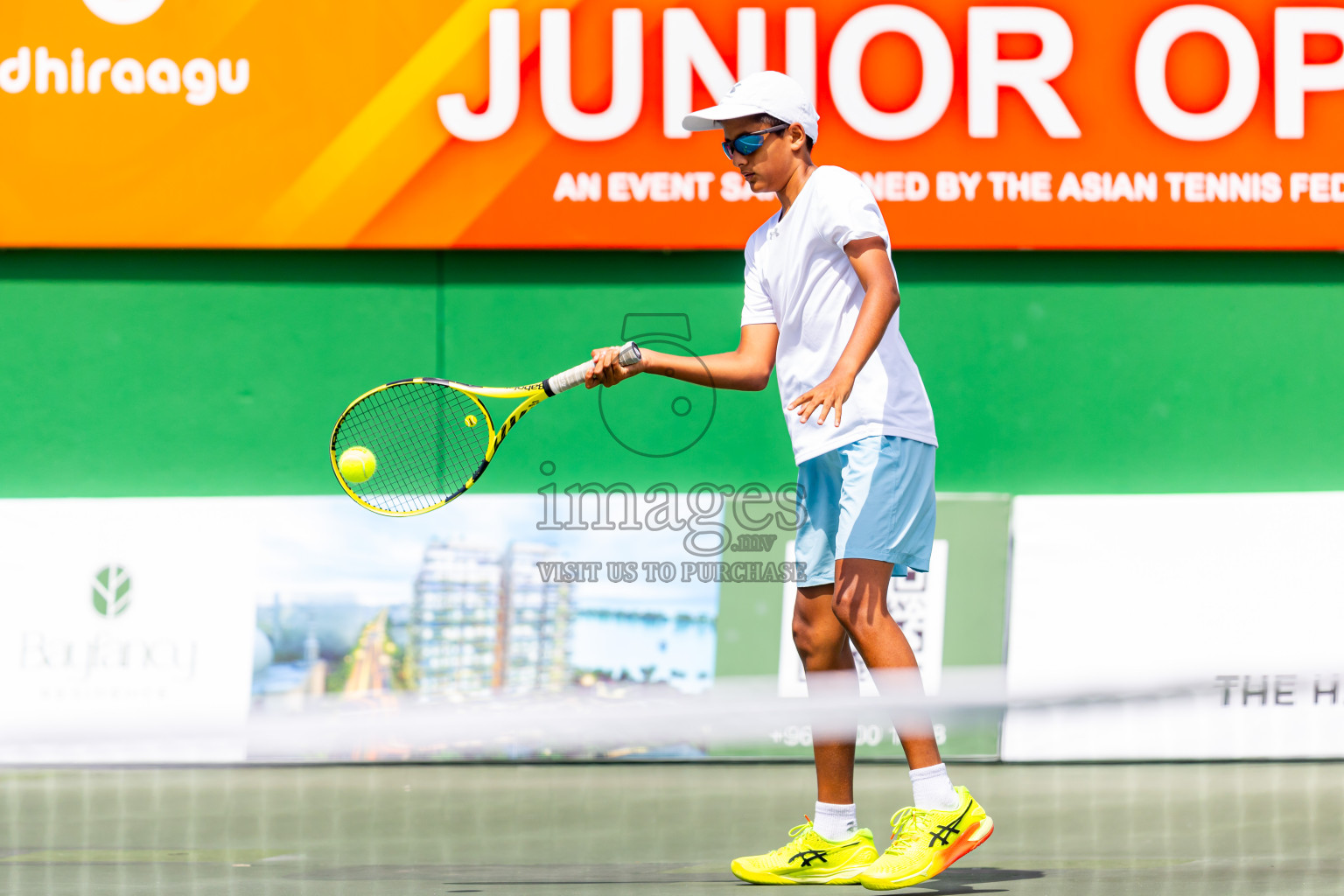 Day 1 of ATF Maldives Junior Open Tennis was held in Male' Tennis Court, Male', Maldives on Monday, 9th December 2024. Photos: Nausham Waheed / images.mv