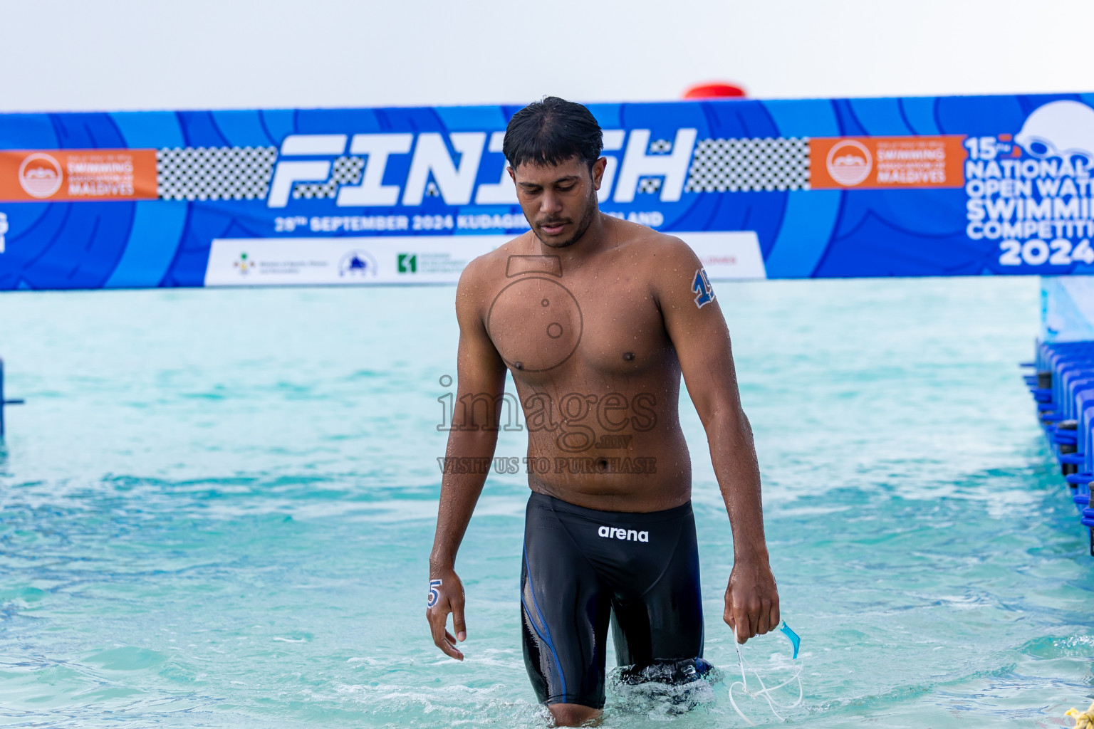 15th National Open Water Swimming Competition 2024 held in Kudagiri Picnic Island, Maldives on Saturday, 28th September 2024. Photos: Nausham Waheed / images.mv