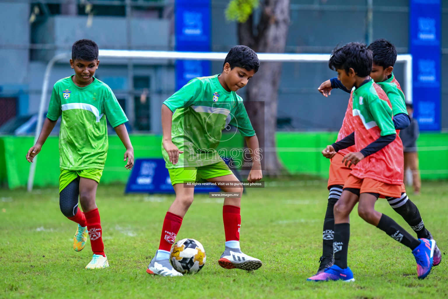 Day 1 of Milo Kids Football Fiesta 2022 was held in Male', Maldives on 19th October 2022. Photos: Nausham Waheed/ images.mv