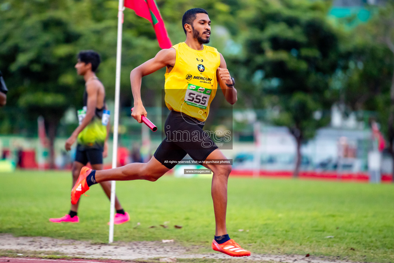 Day 2 of National Athletics Championship 2023 was held in Ekuveni Track at Male', Maldives on Friday, 24th November 2023. Photos: Hassan Simah / images.mv