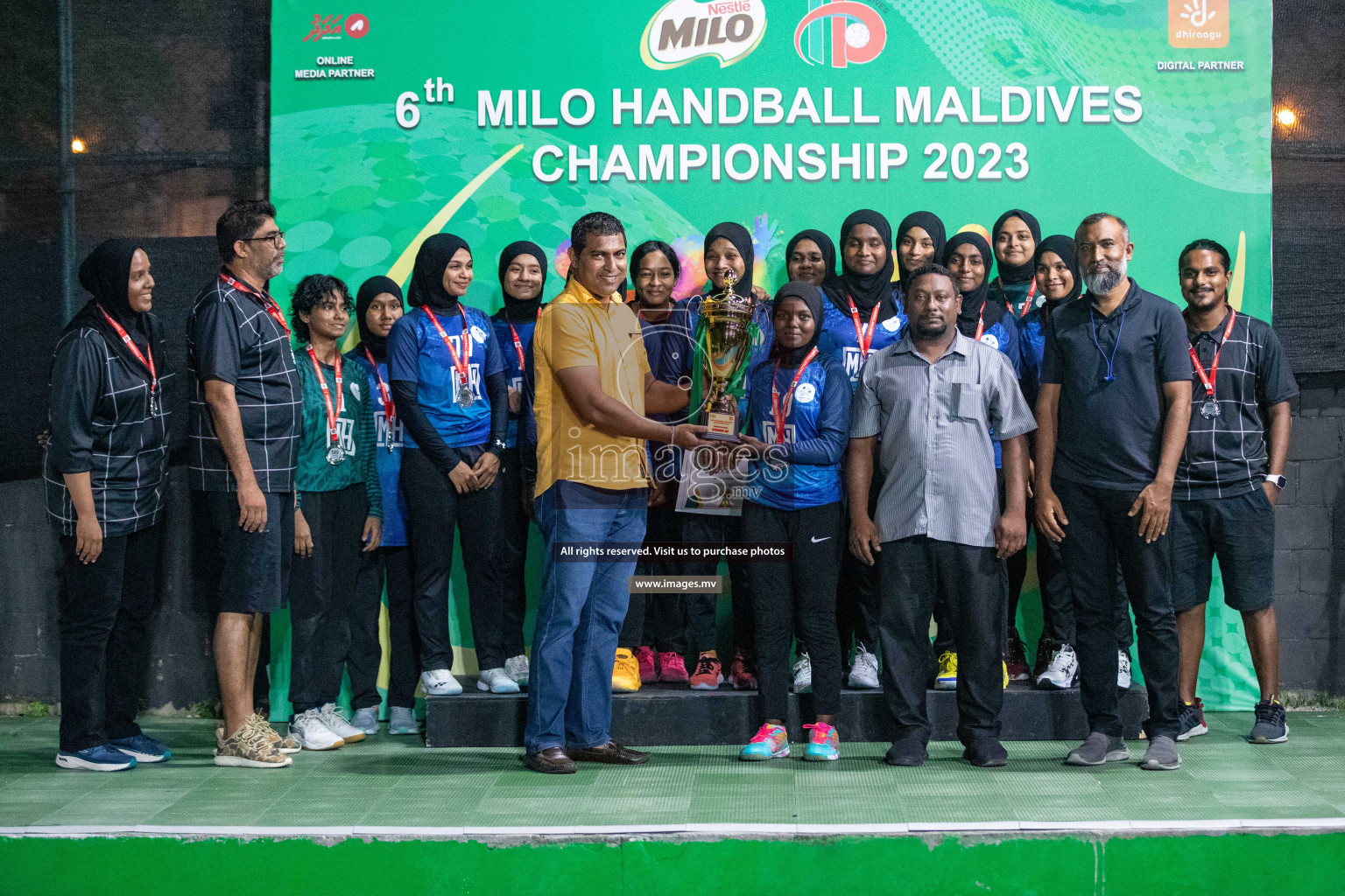 Finals of 6th MILO Handball Maldives Championship 2023, held in Handball ground, Male', Maldives on 10th June 2023 Photos: Nausham waheed / images.mv