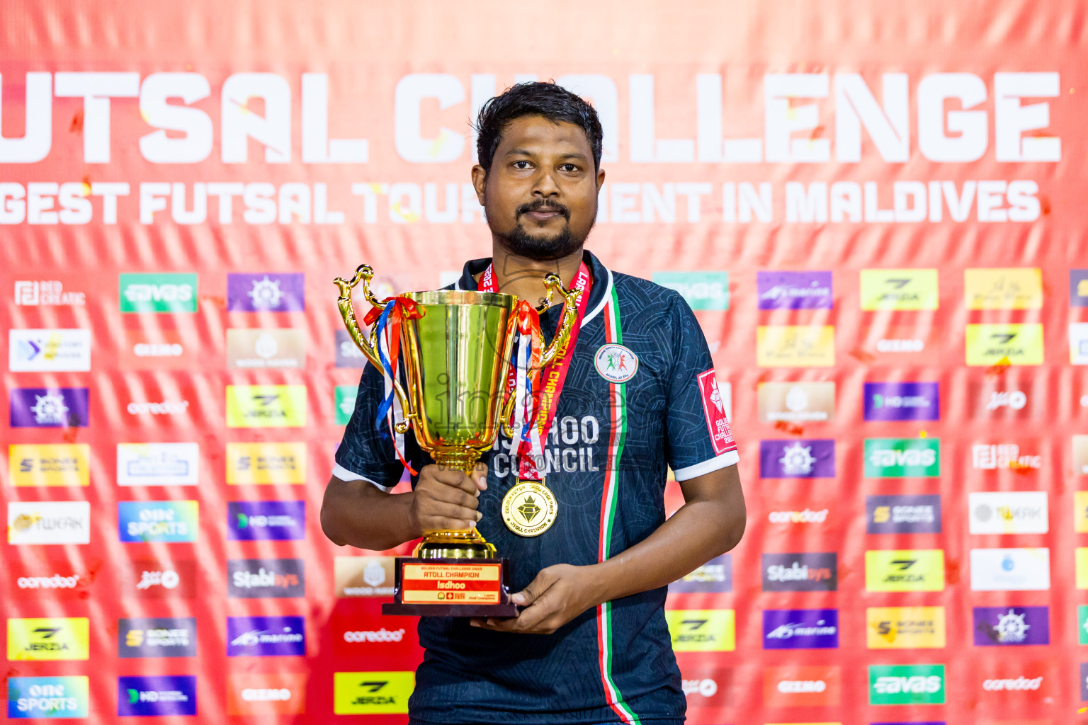 L Gan vs L Isdhoo in Laamu Atoll Finals Day 26 of Golden Futsal Challenge 2025 was held on Thursday , 30th January 2025, in Hulhumale', Maldives. Photos: Nausham Waheed / images.mv