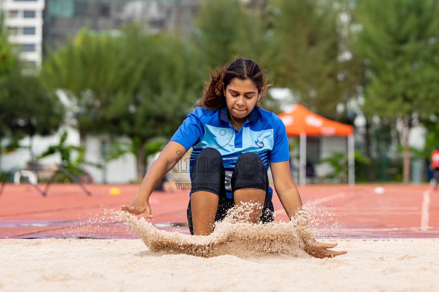 Day 2 of MWSC Interschool Athletics Championships 2024 held in Hulhumale Running Track, Hulhumale, Maldives on Sunday, 10th November 2024. 
Photos by:  Hassan Simah / Images.mv