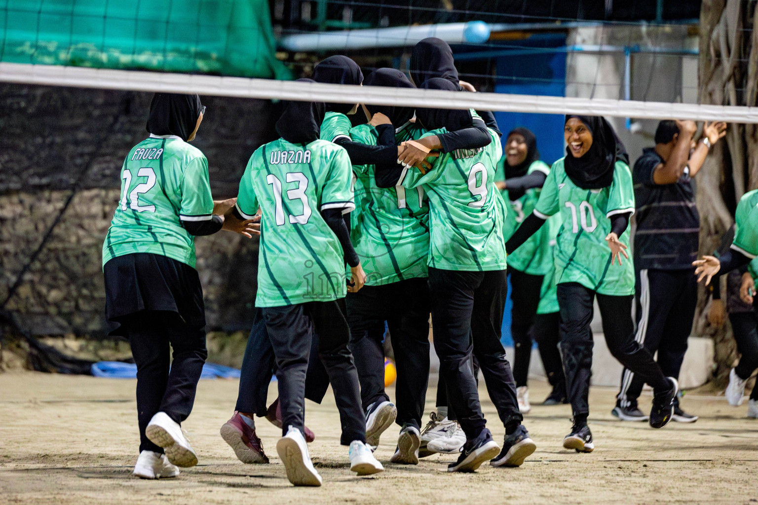 U19 Male and Atoll Girl's Finals in Day 9 of Interschool Volleyball Tournament 2024 was held in ABC Court at Male', Maldives on Saturday, 30th November 2024. Photos: Hassan Simah / images.mv