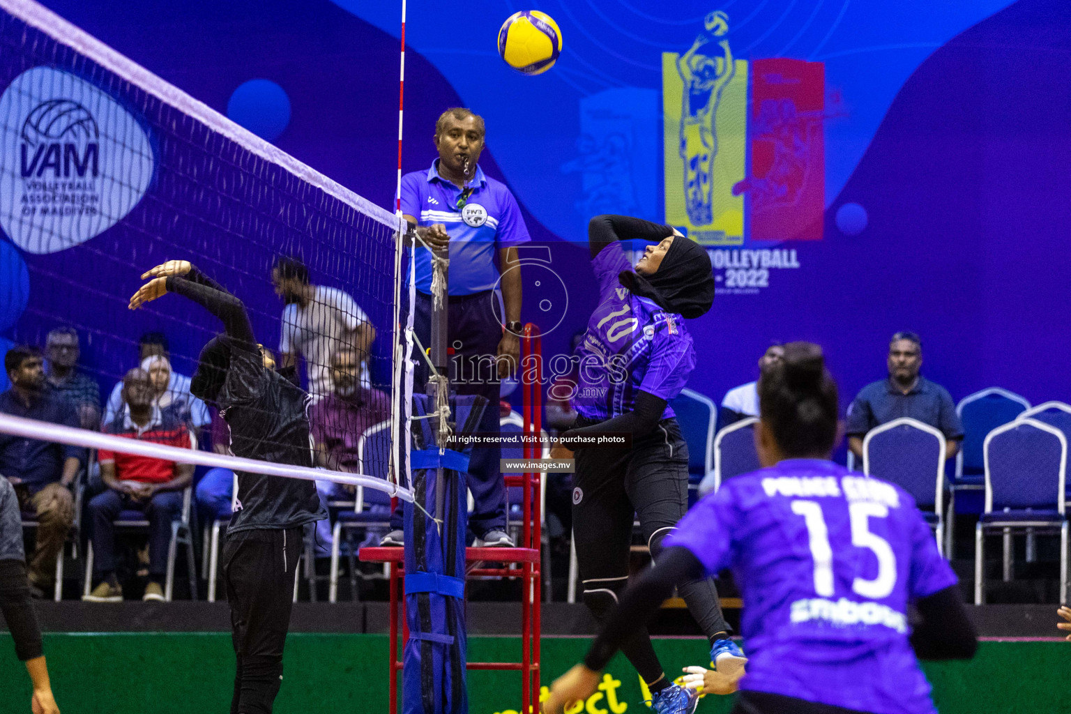 Volleyball Association Cup 2022-Women's Division-Match Day 5 was held in Male', Maldives on Friday, 27th May 2022 at Social Center Indoor Hall Photos By: Ismail Thoriq/images.mv