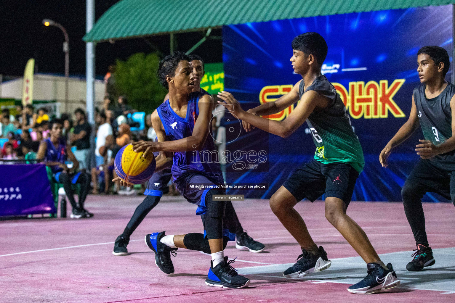 Day4 of Slamdunk by Sosal on 15th April 2023 held in Male'. Photos: Nausham waheed /images.mv