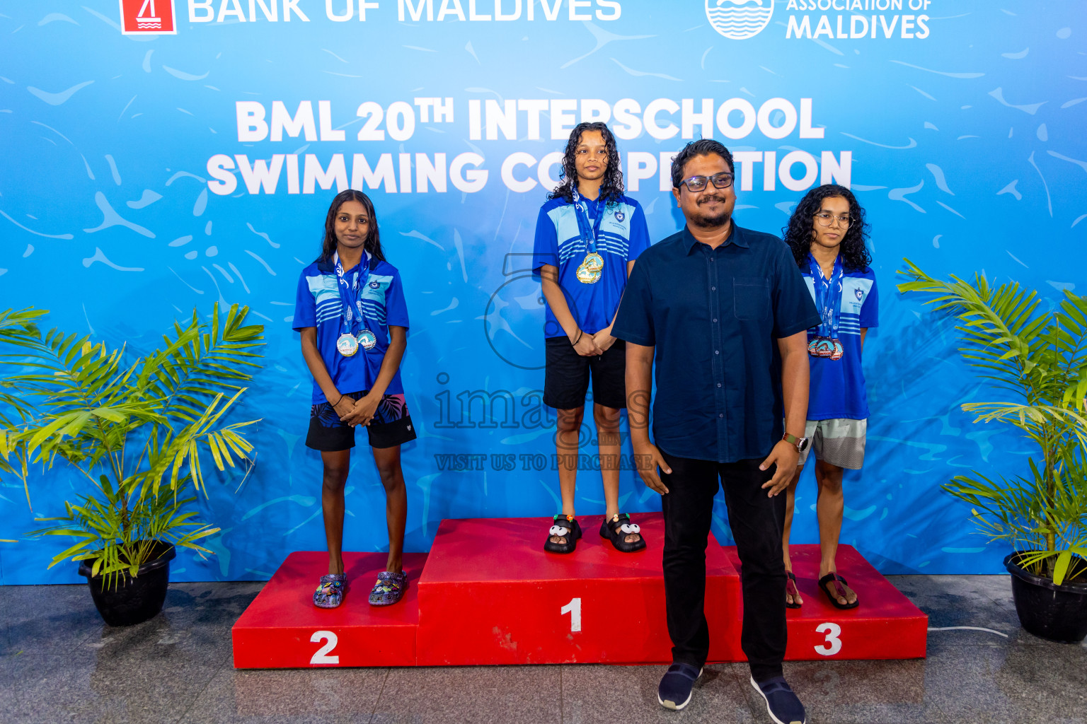 Day 5 of 20th Inter-school Swimming Competition 2024 held in Hulhumale', Maldives on Wednesday, 16th October 2024. Photos: Nausham Waheed / images.mv