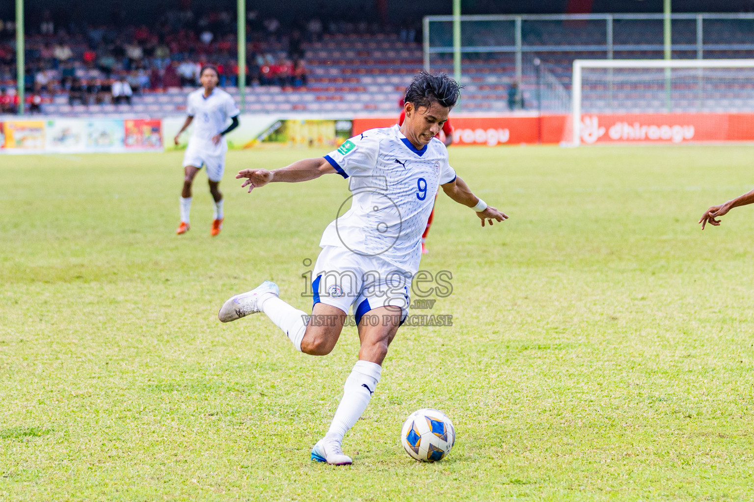 Maldives vs Philippines in AFC Asian Cup Qualifies held in National Football Stadium, Male', Maldives on Tuesday, 18th November 2025. Photos: Areef Adam / Images.mv