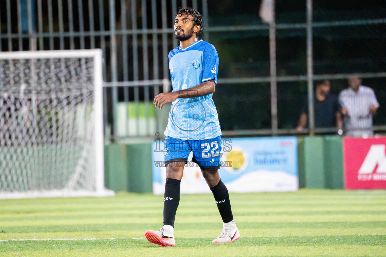 Foemathi VS Laamu Blues in Day 3 - Fonadhoo Youth Futsal Challenge 2025 held in Fonadhoo Futsal Stadium, L. Fonadhoo, Maldives on Tuesdat, 28th October 2025 Photos: Arif Rasheed / images.mv