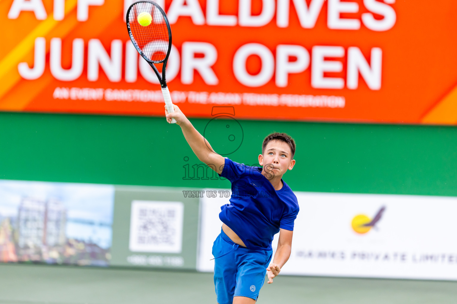 Day 6 of ATF Maldives Junior Open Tennis was held in Male' Tennis Court, Male', Maldives on Tuesday, 17th December 2024. Photos: Nausham Waheed/ images.mv